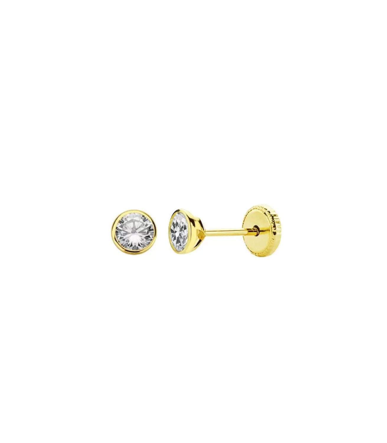 Pendientes Bebé Paola Chaton 4Mm<Alda Joyeros Hot