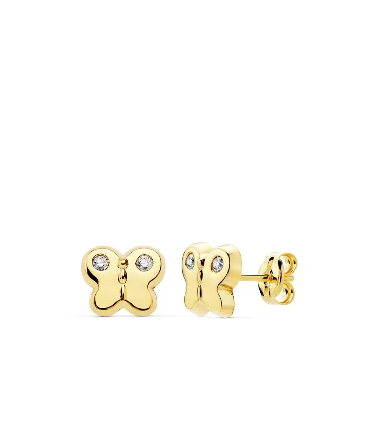 Pendientes Butterfly Oro Amarillo 18 K 7,5 Mm<Alda Joyeros Fashion