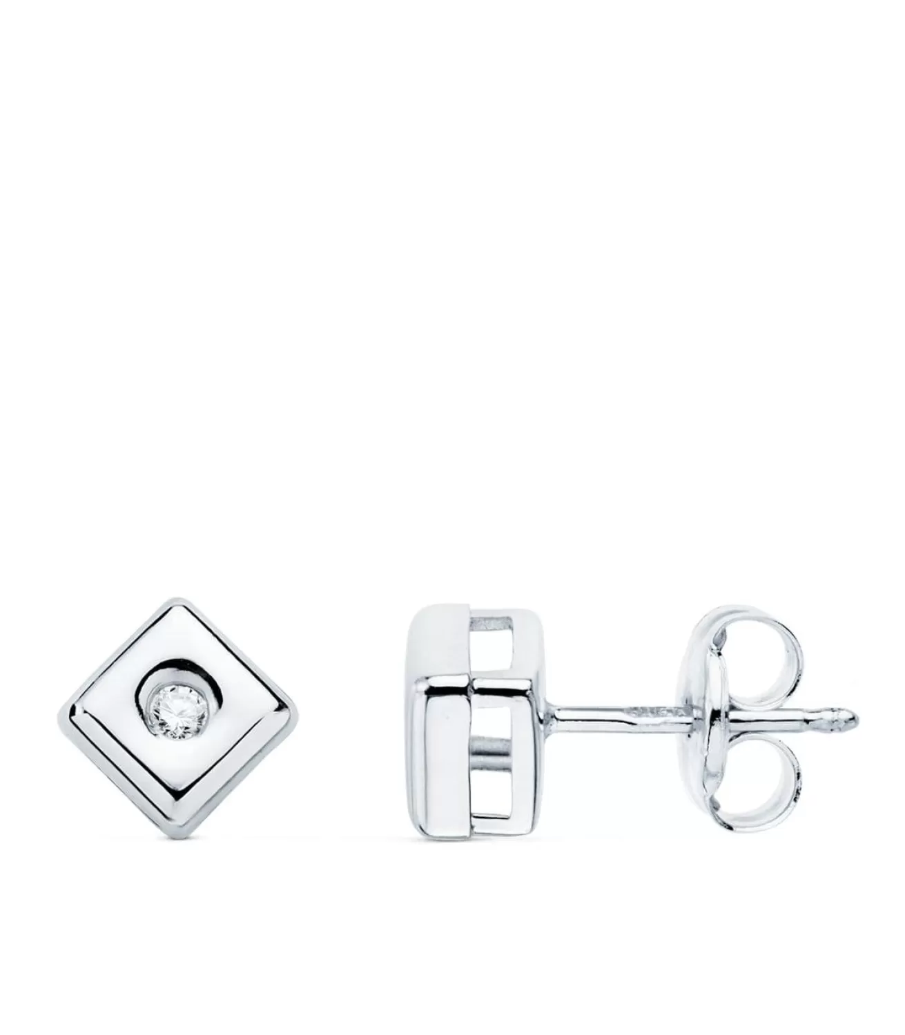 Pendientes Cherie Diamantes 0.040 Qtes. Ob 18K<Alda Joyeros Outlet