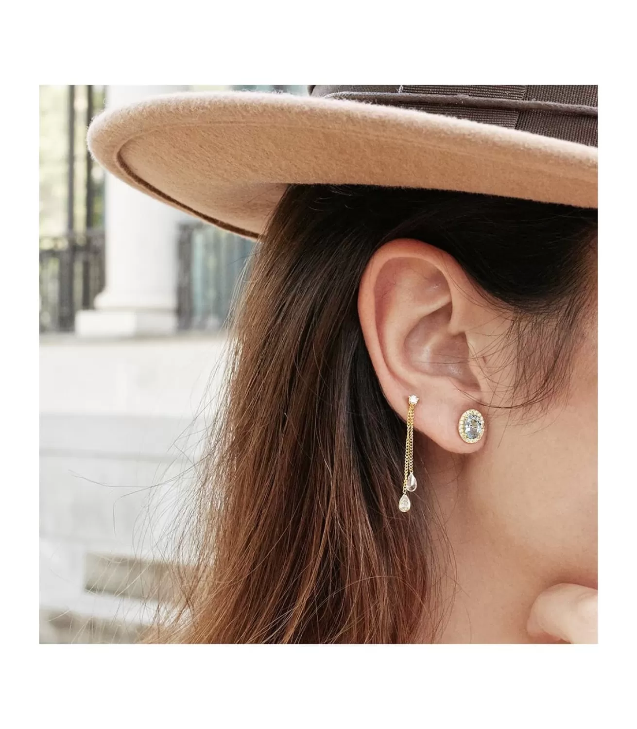 Pendientes Colgantes De Mujer Drops Oro Amarillo 18K<Alda Joyeros Sale