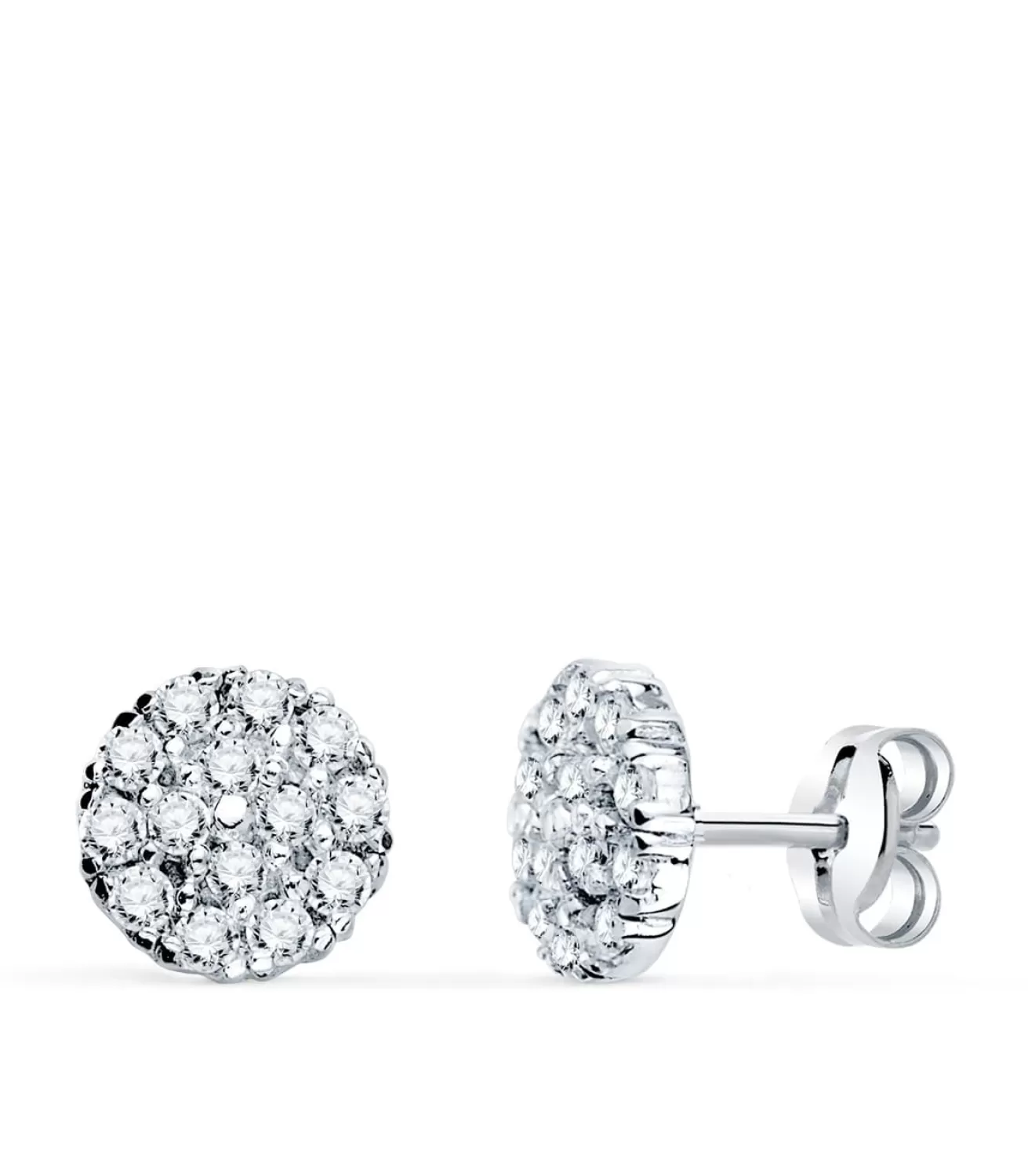 Pendientes Comunion Cuajo Oro Blanco 18K<Alda Joyeros Outlet