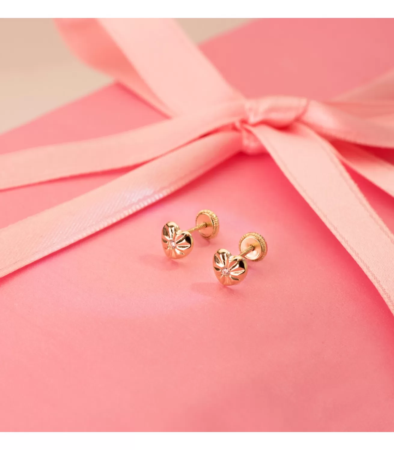 Pendientes Corazon Ondas Oro Amarillo 18K 6Mm<Alda Joyeros Flash Sale