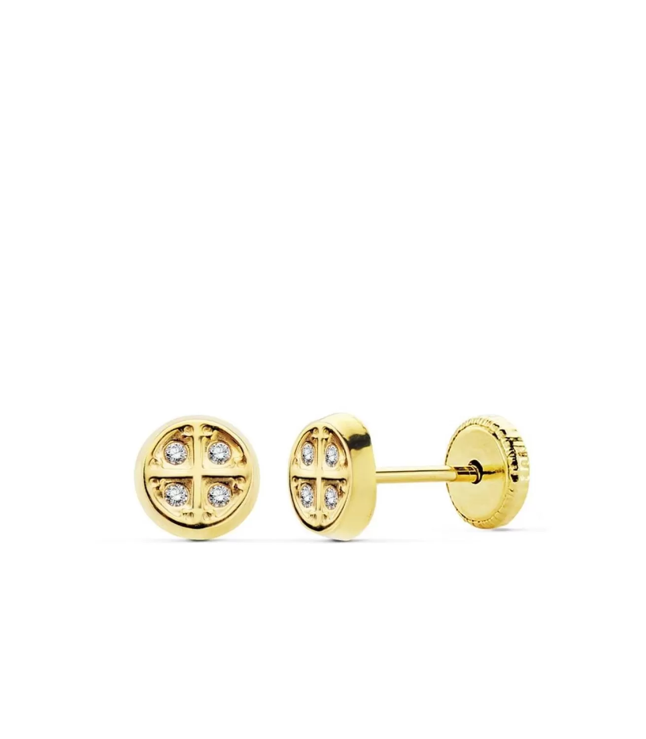 Pendientes De Niña Oro 18K Olalla Circulo.<Alda Joyeros Cheap