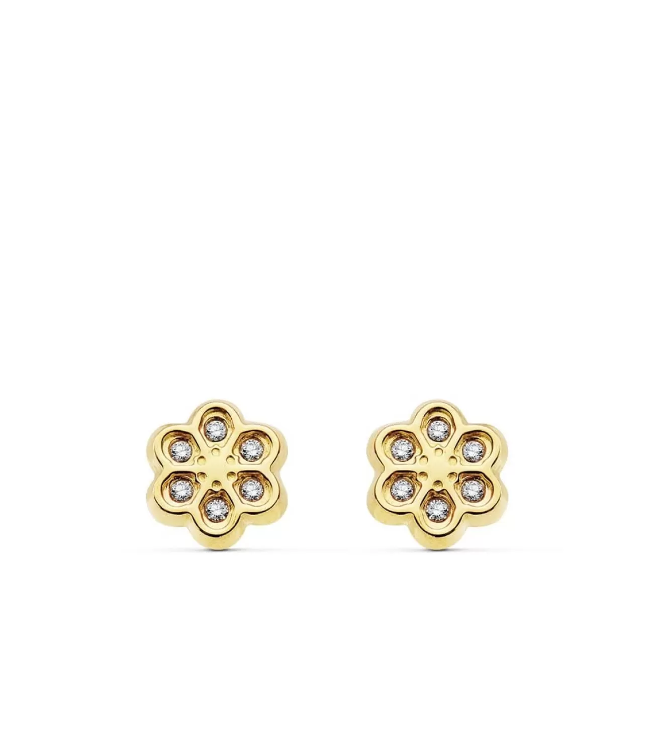 Pendientes De Niña Oro 18K Olalla Margarita<Alda Joyeros Best