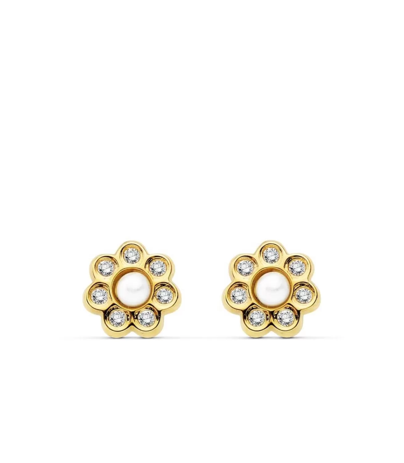 Pendientes De Niña Oro Amarillo 18K Begona<Alda Joyeros Sale