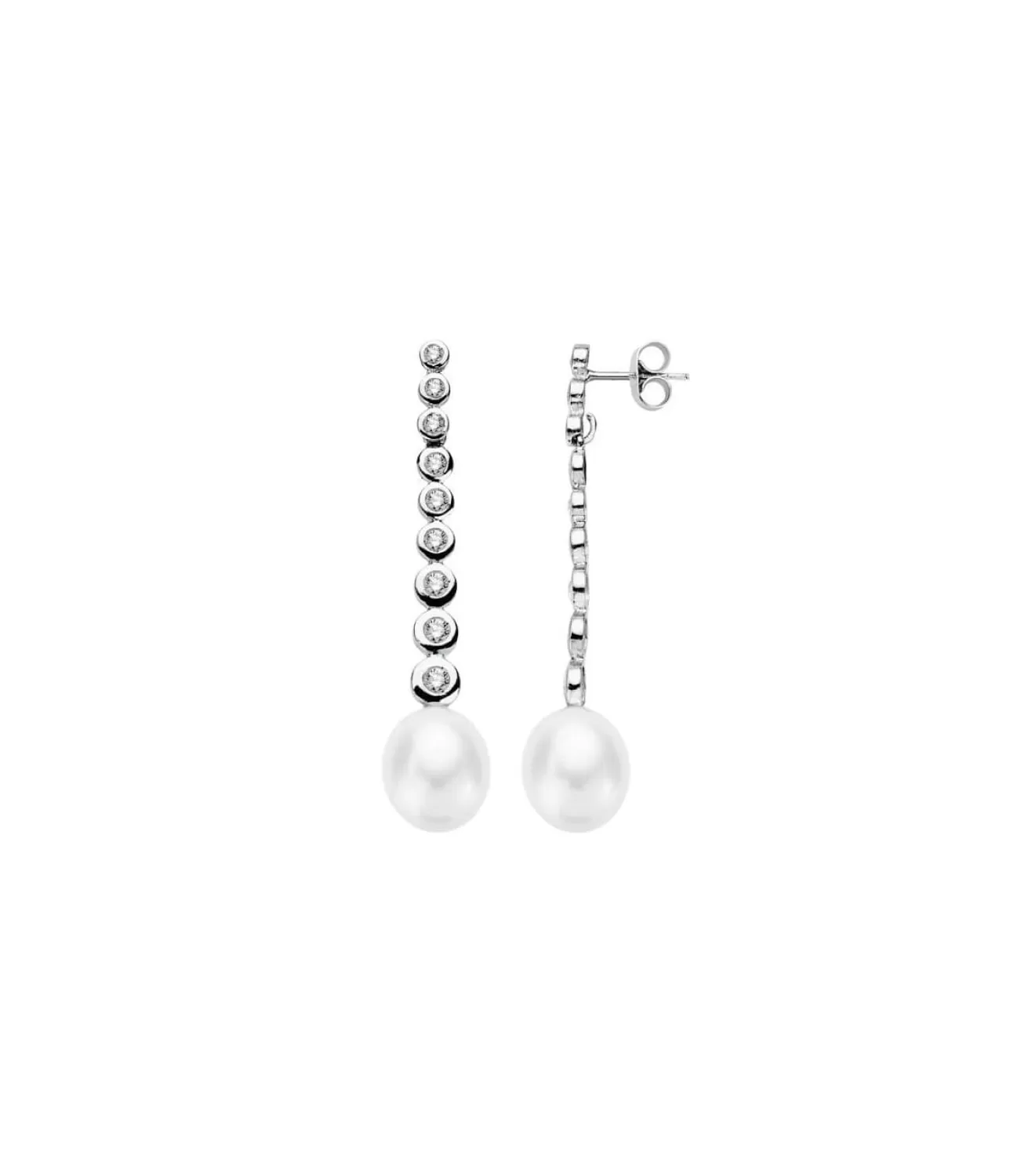 Pendientes De Novia Catherine Howard Oro Blanco 18K Perla<Alda Joyeros Best Sale