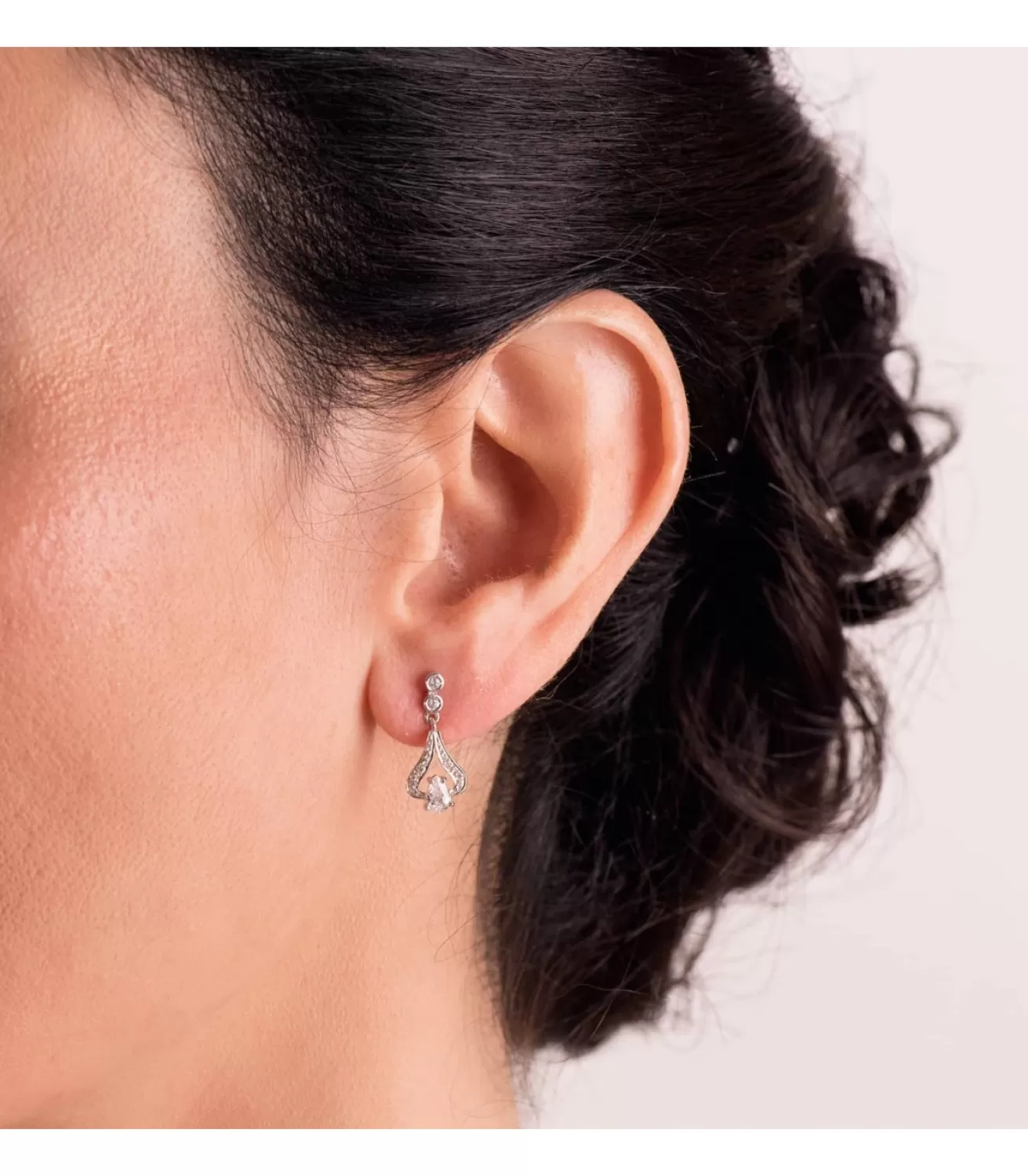 Pendientes De Novia Dame Cassandra Oro Blanco 18K<Alda Joyeros Cheap