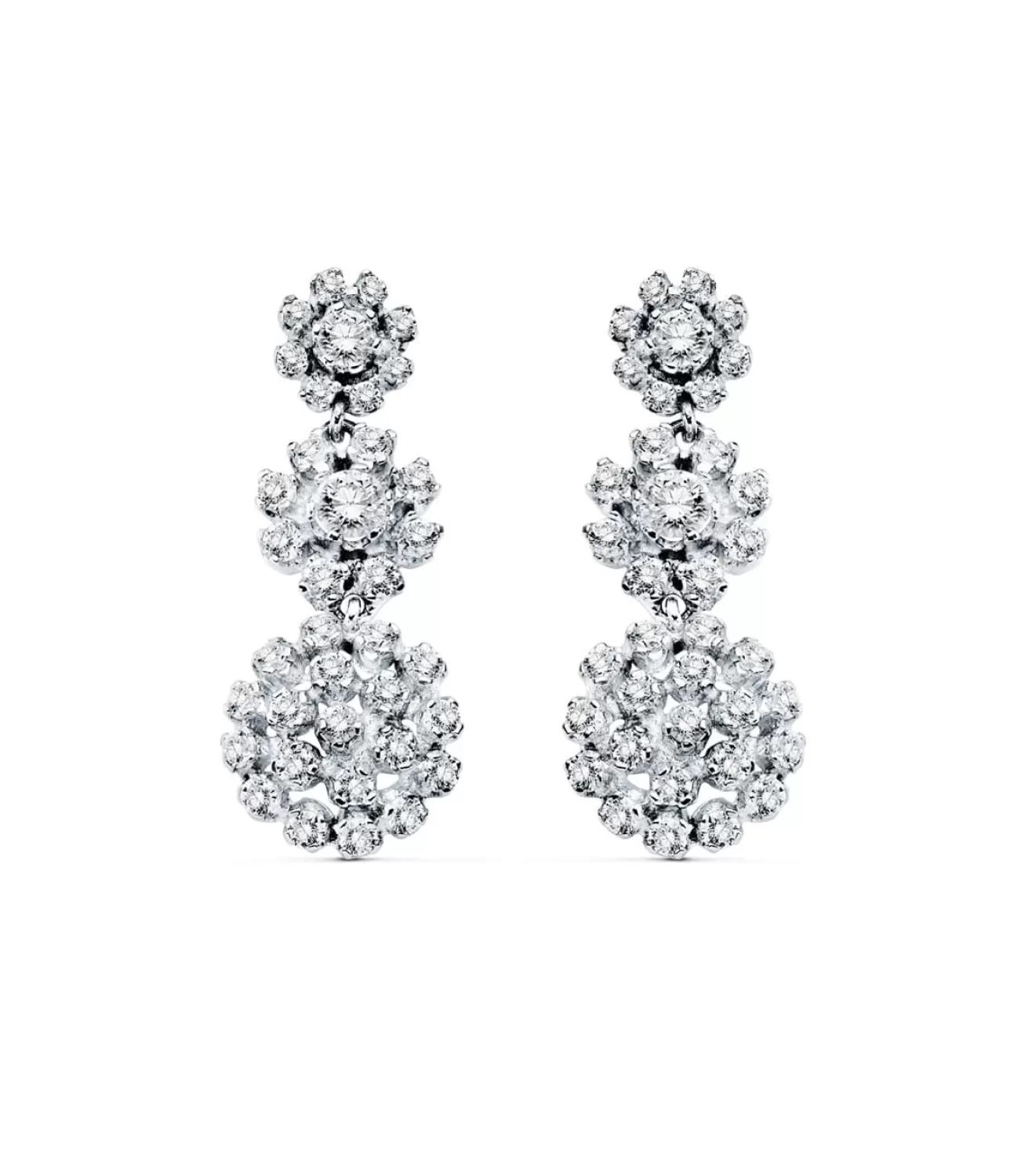 Pendientes De Novia Dame Katrina Oro Blanco 18K<Alda Joyeros Shop