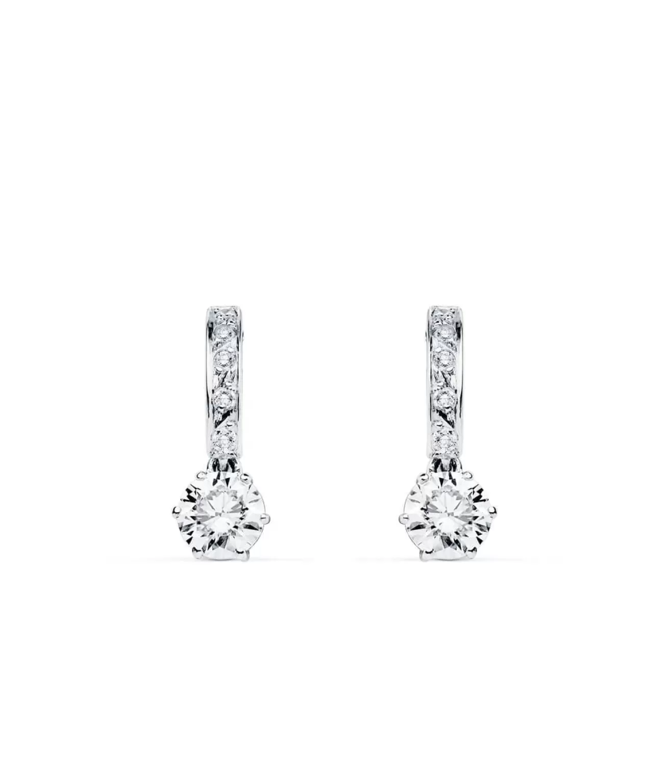Pendientes De Novia Duquesa D'Aiguillon Oro Blanco 9K<Alda Joyeros Best