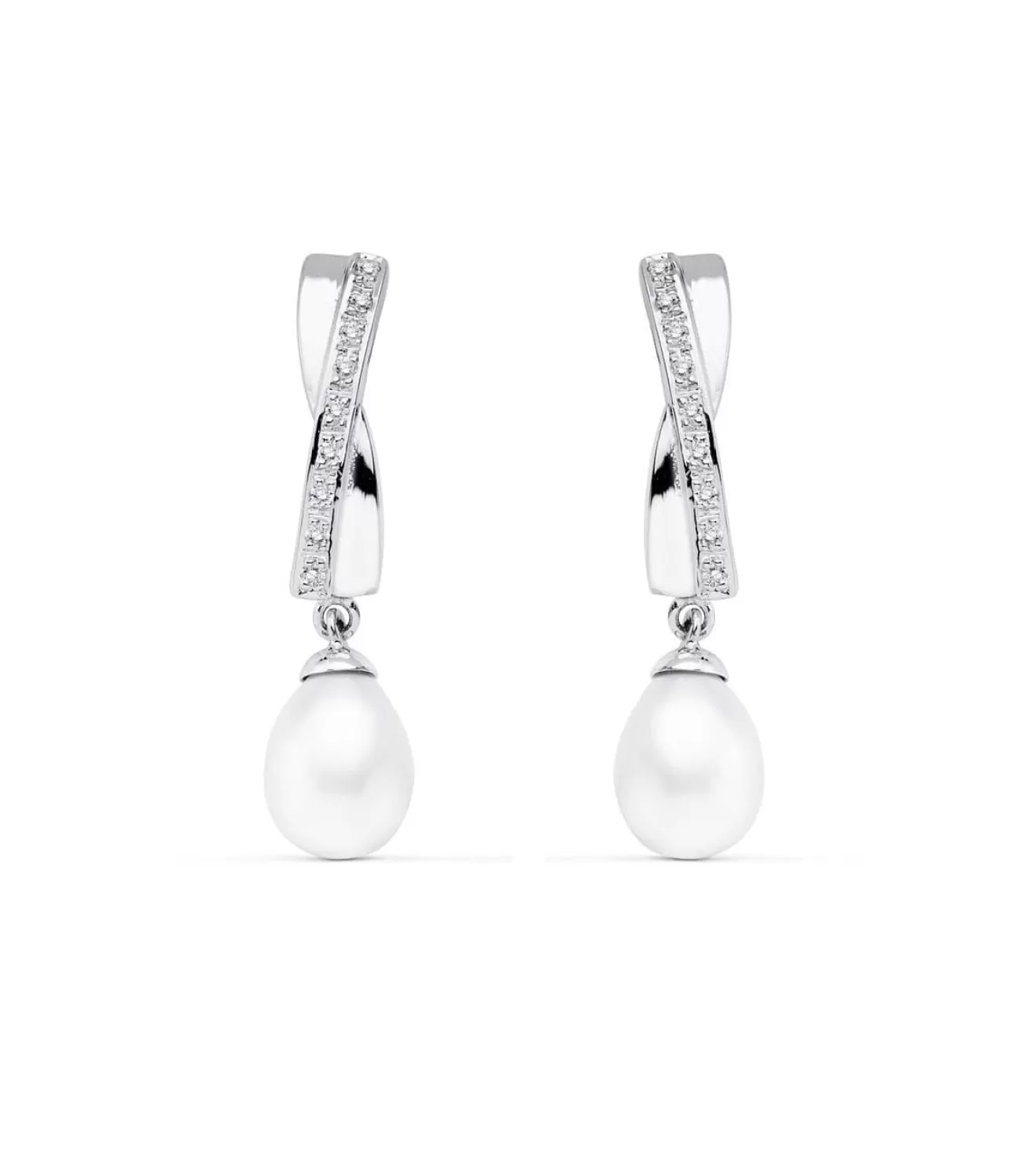Pendientes De Novia Madame Madeleine Oro Blanco 9K Perla<Alda Joyeros Best