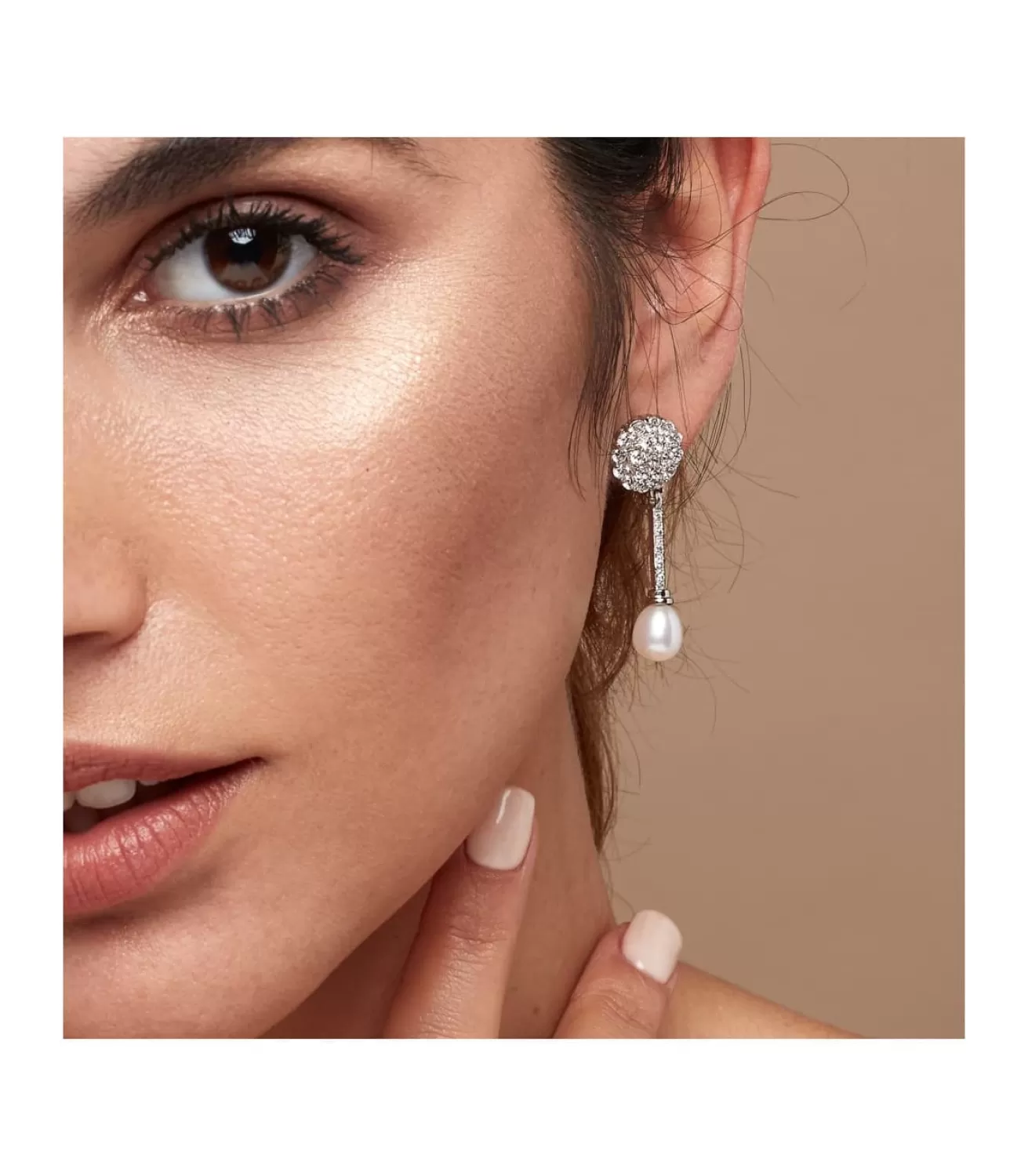Pendientes De Novia Mary Tudor Oro Blanco 18K Perla<Alda Joyeros Clearance
