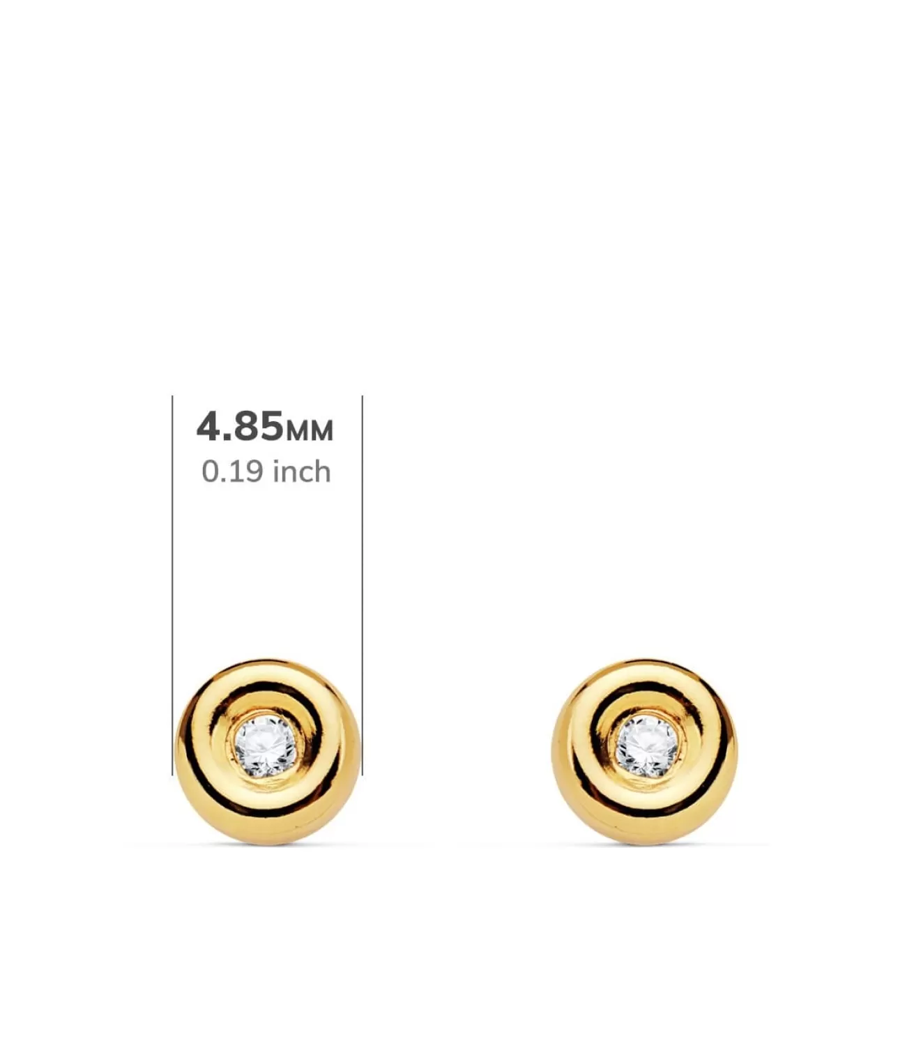Pendientes Delicia Diamantes 0.030 Qtes. Oa 18K<Alda Joyeros Store