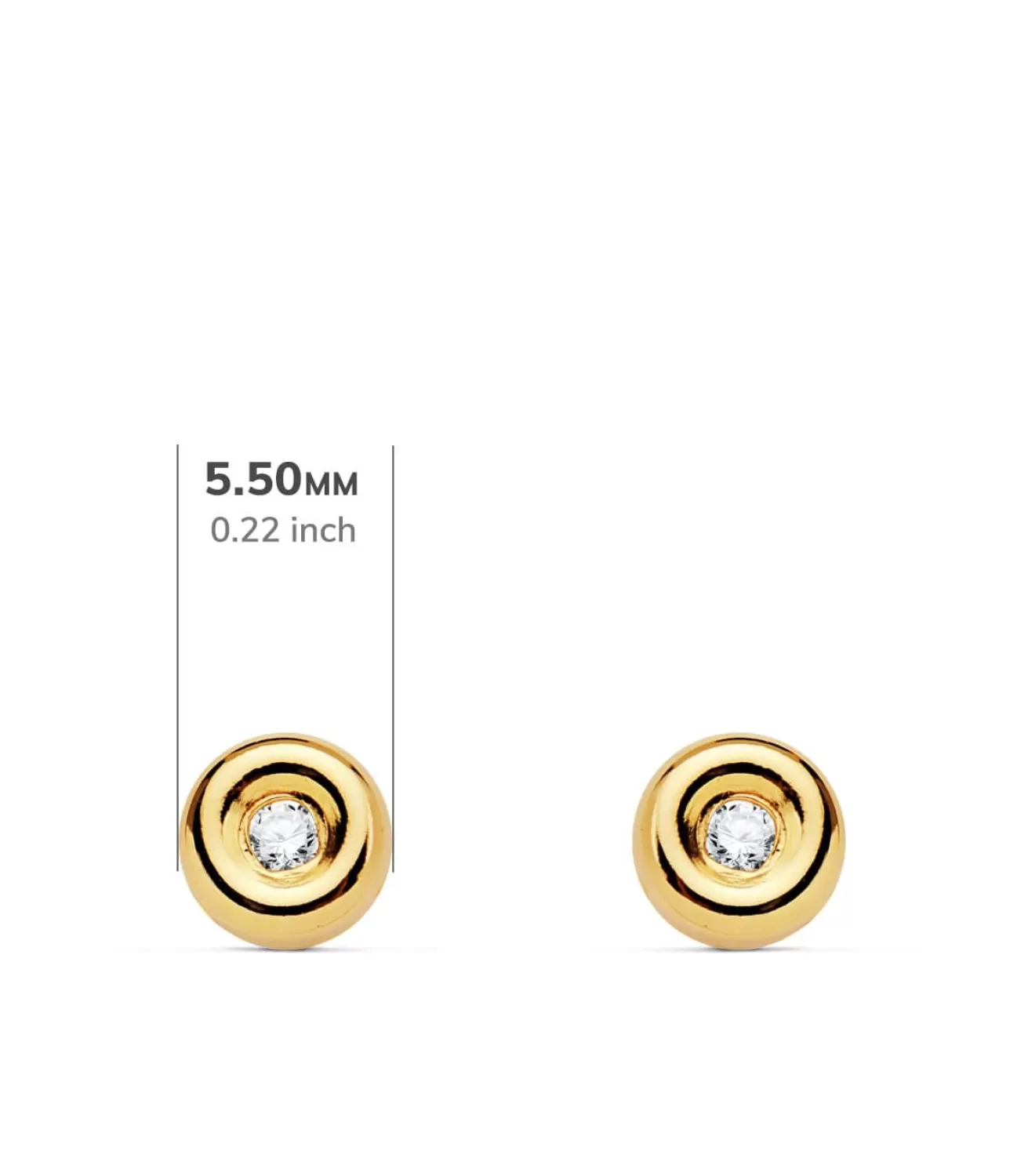Pendientes Delicia Diamantes 0.040 Qtes. Oa 18K<Alda Joyeros Cheap