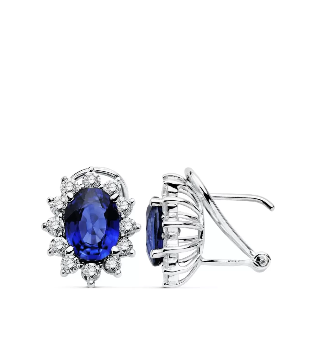 Pendientes Eowyn Oro 18K Zafiro Y Diamantes<Alda Joyeros Store