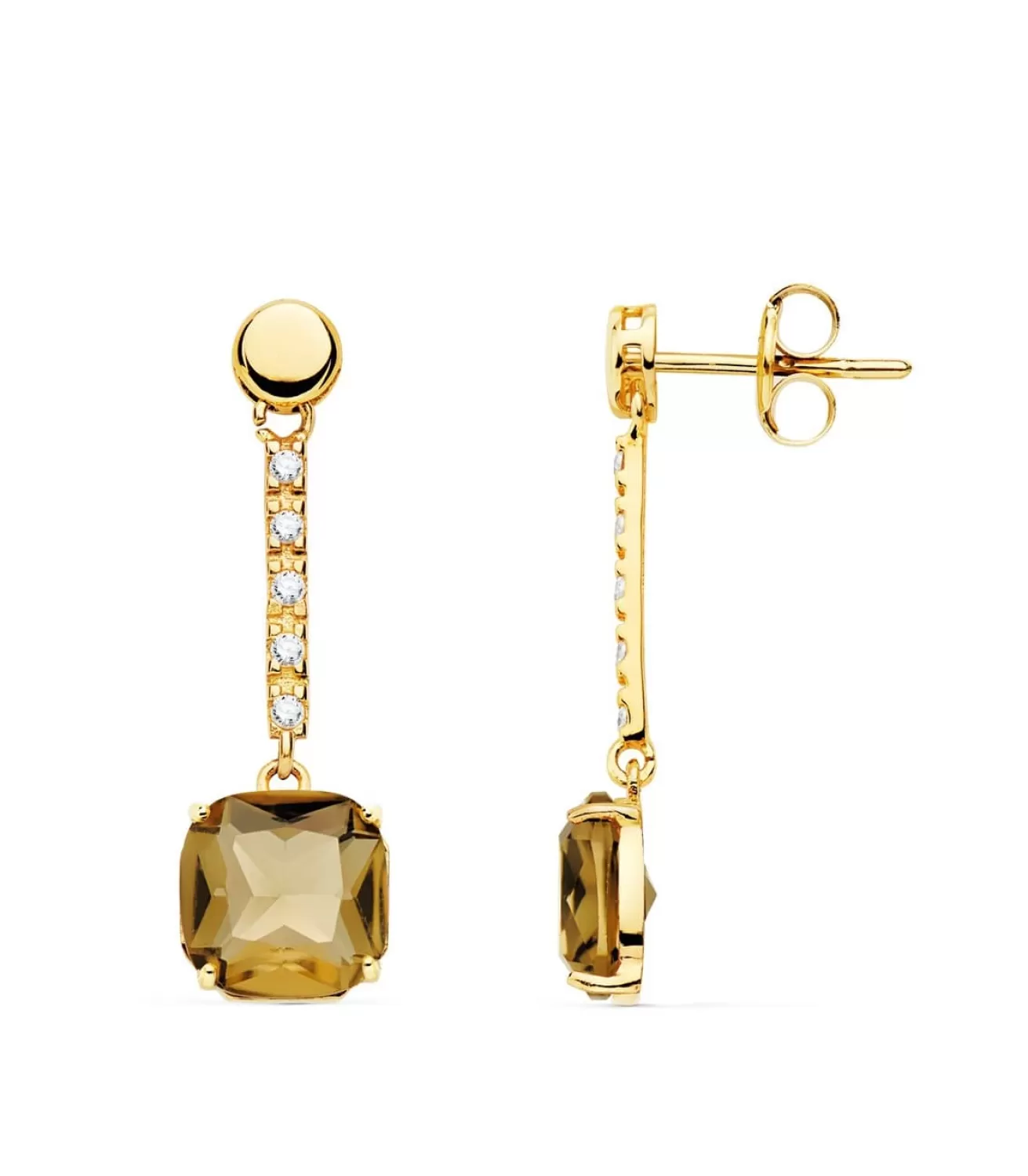 Pendientes Harlem Oro Amarillo 18K Fume<Alda Joyeros Best Sale