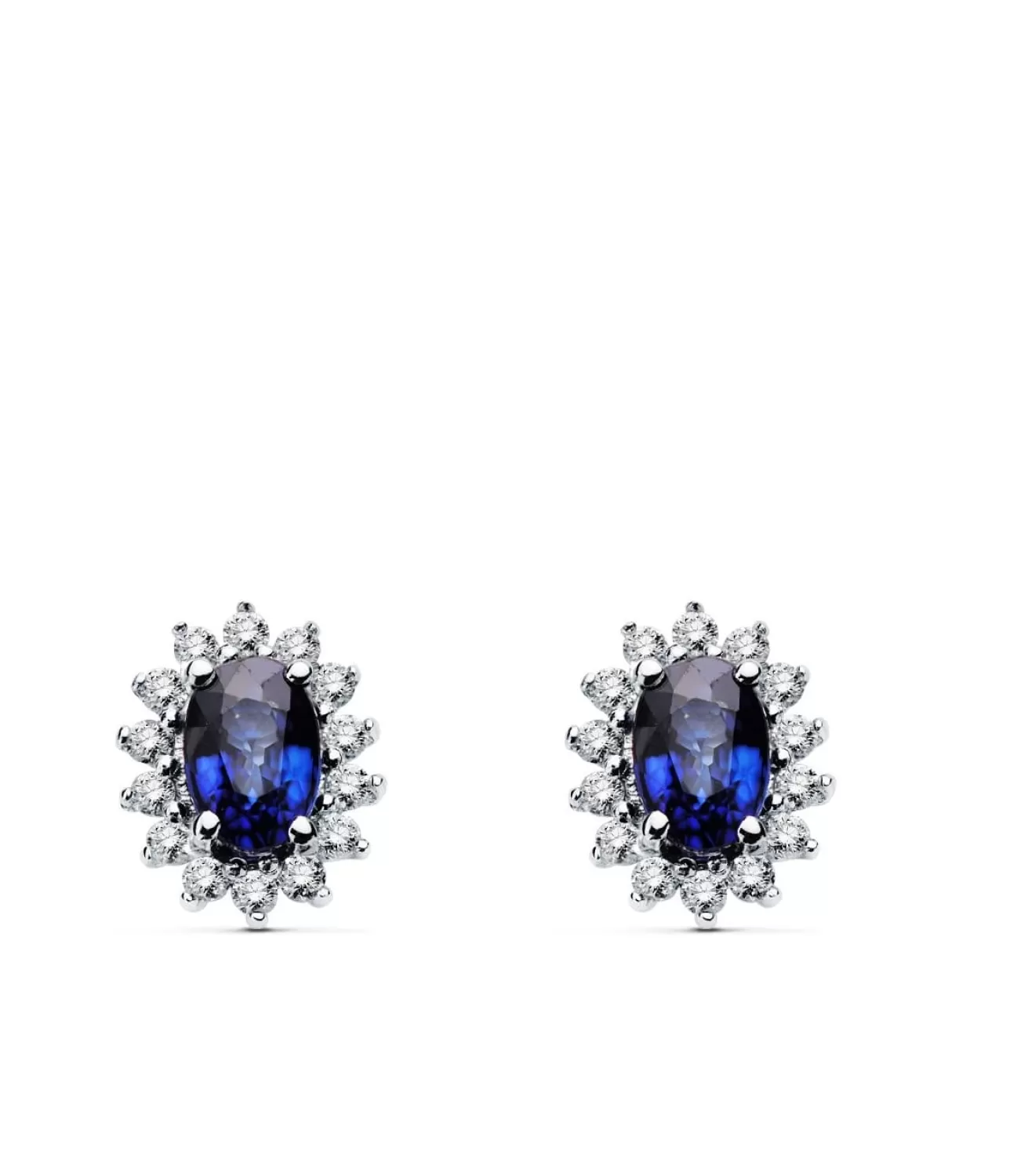 Pendientes Jasmin 0.28 Qtes.18 Ktes Zafiro<Alda Joyeros Best