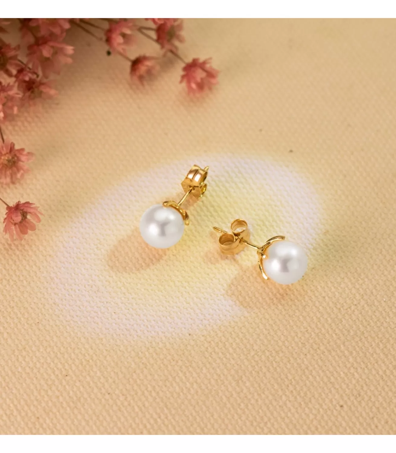 Pendientes Kimi Oro 18K Perla Cultivada 7 Mm<Alda Joyeros Cheap