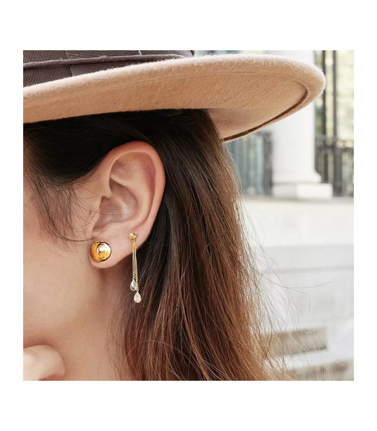 Pendientes Largos Lagrimas 34 Mm Oro 18 K<Alda Joyeros Discount