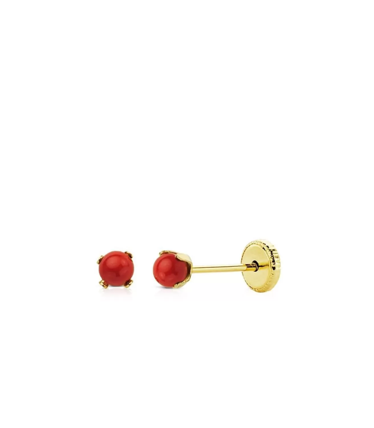 Pendientes Marianela Coral 3Mm 18 Ktes<Alda Joyeros Fashion