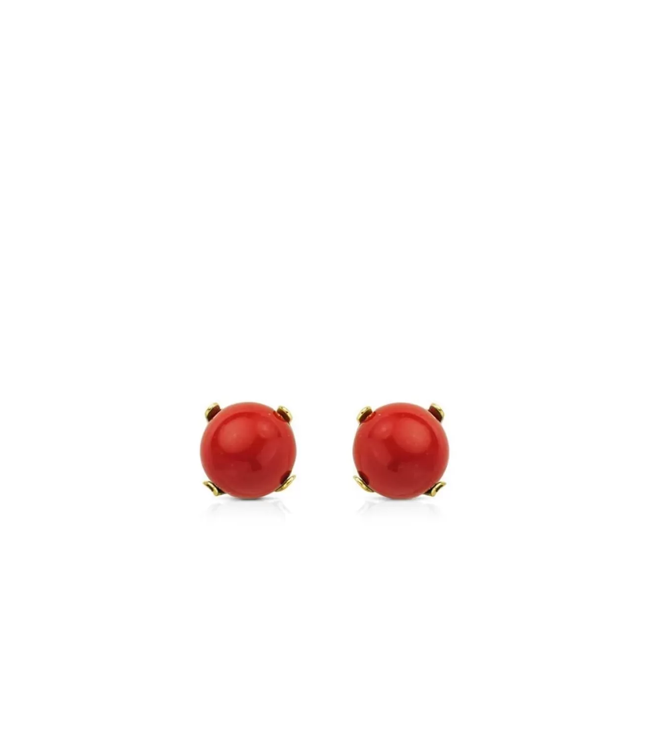 Pendientes Marianela Coral 5Mm 18 Ktes<Alda Joyeros Sale