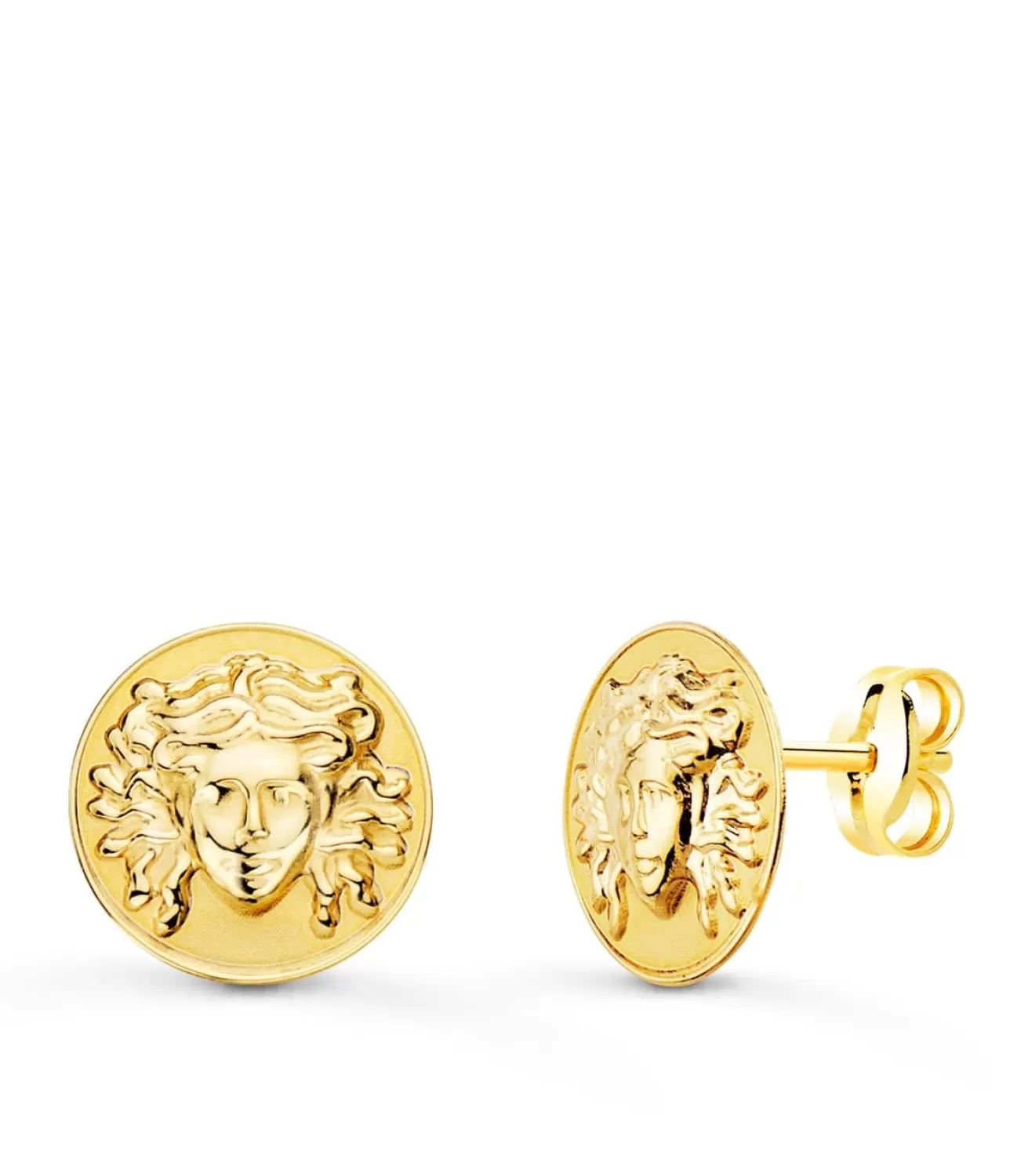 Pendientes Medusa Oro Amarillo 18K<Alda Joyeros Flash Sale