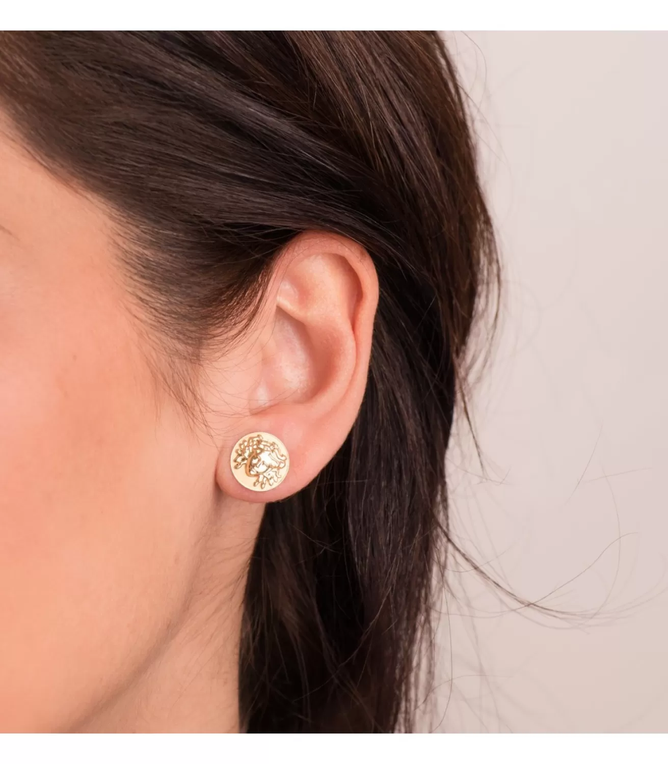 Pendientes Medusa Oro Amarillo 18K<Alda Joyeros Flash Sale