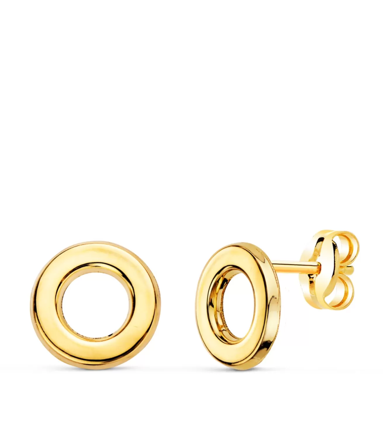 Pendientes Mujer Circle Oro 18K 9Mm<Alda Joyeros Best