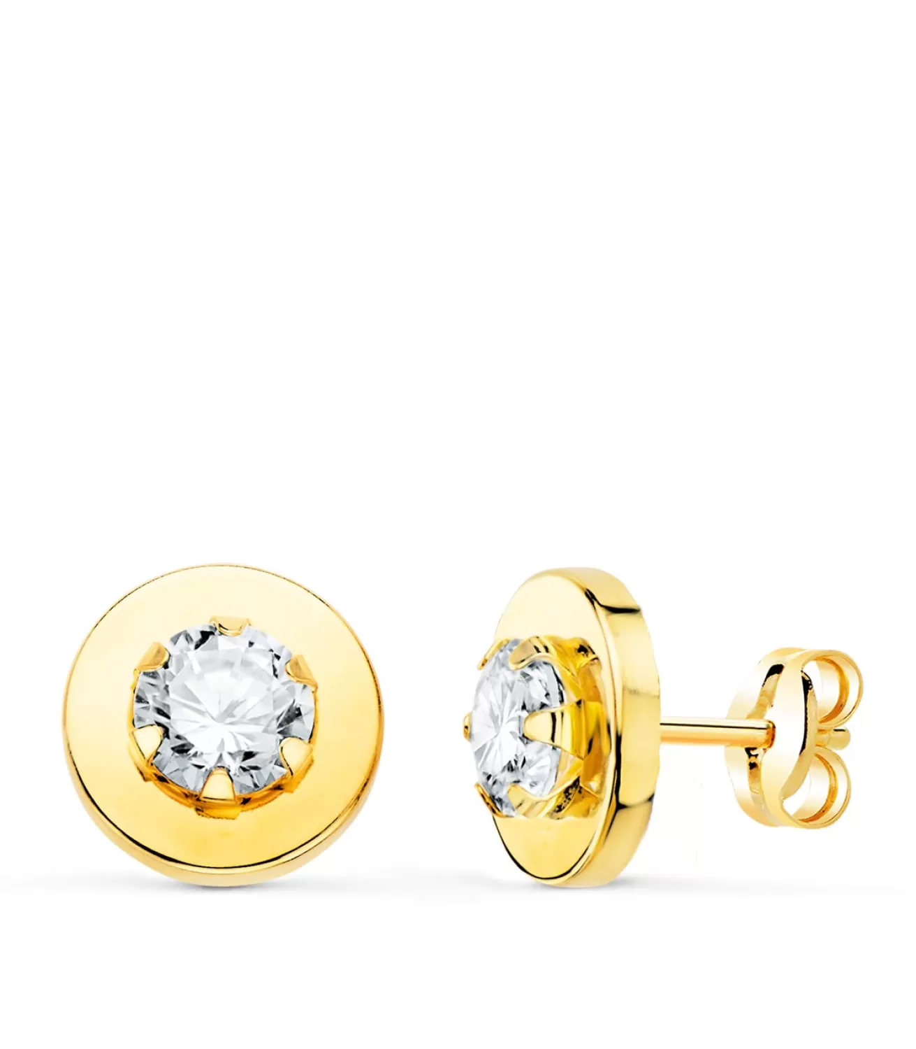 Pendientes Mujer Ines Oro 18K 9Mm<Alda Joyeros Hot