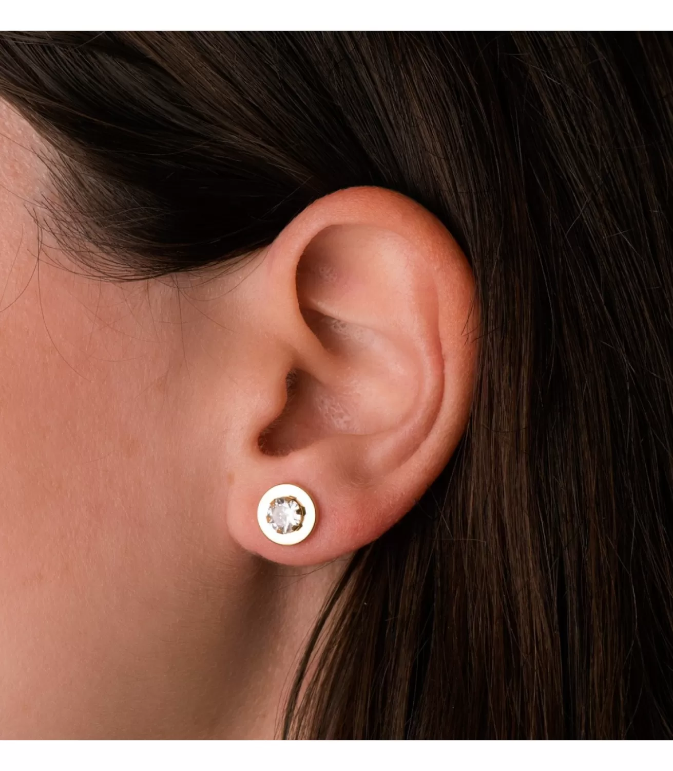Pendientes Mujer Ines Oro 18K 9Mm<Alda Joyeros Hot