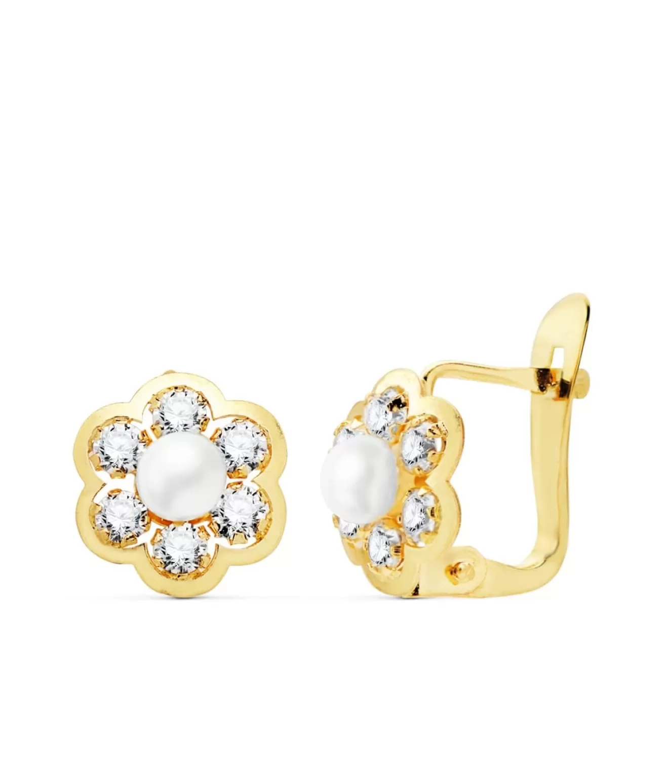 Pendientes Niña Comunion Camila Oro 18K Perla<Alda Joyeros Clearance