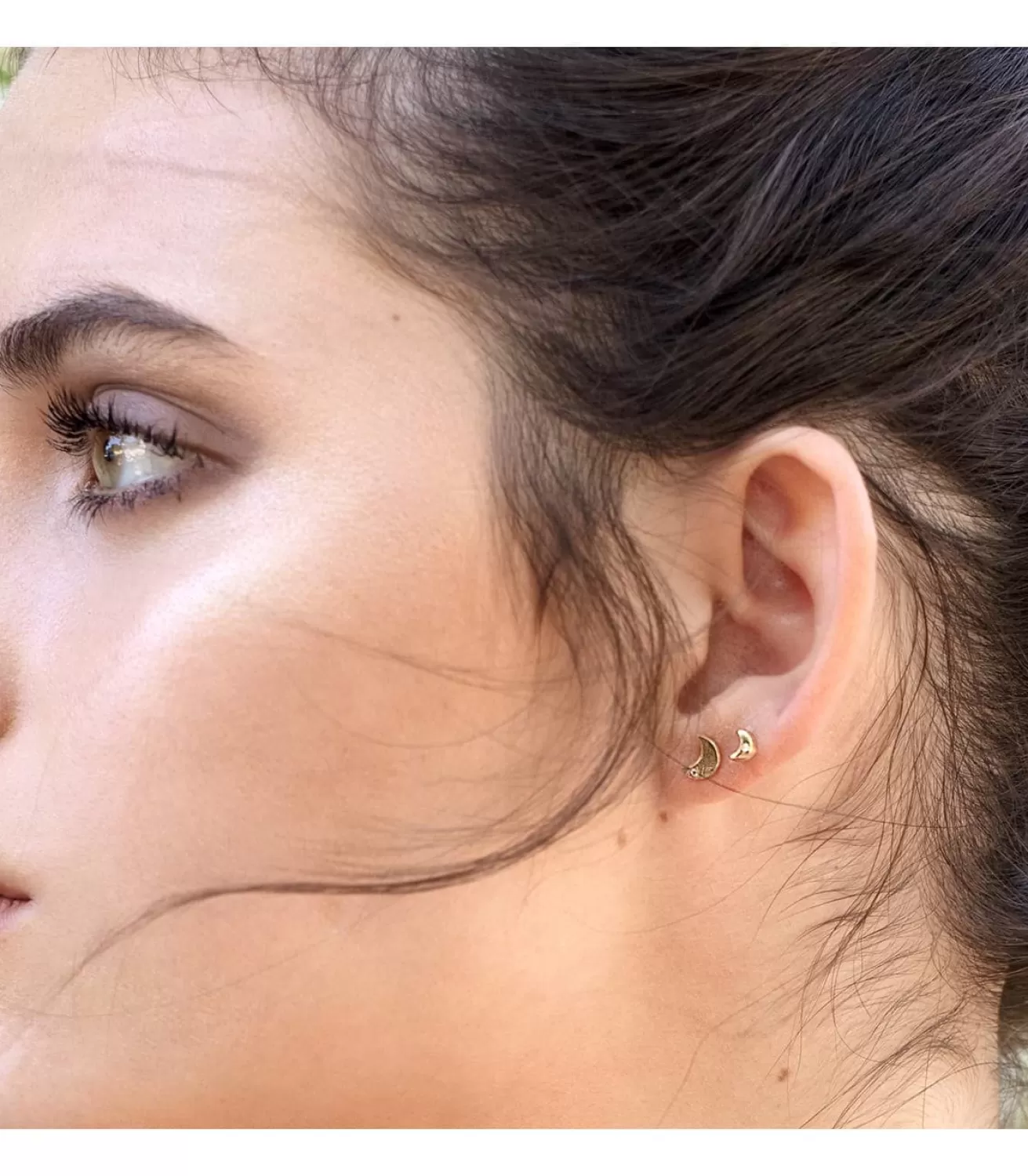 Pendientes Niña Oro 18K Moana Luna Line 6 Mm<Alda Joyeros Discount