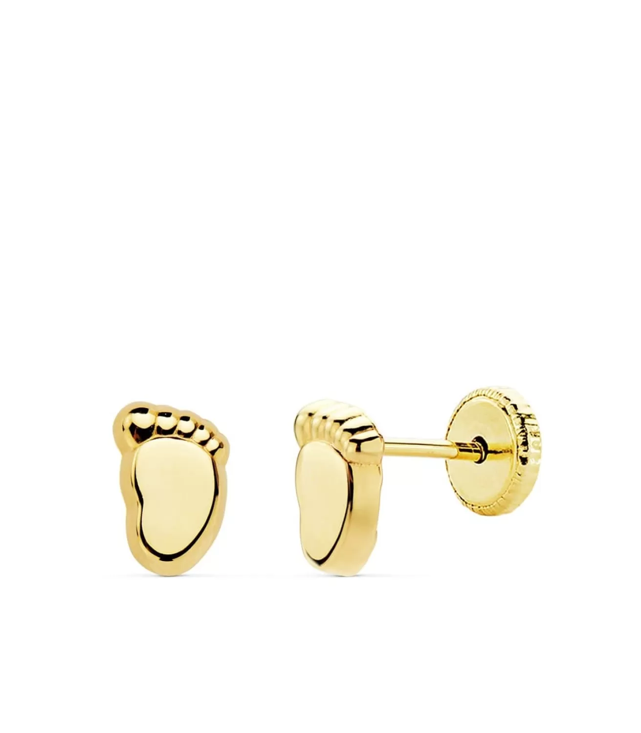 Pendientes Niña Pies Oro Amarillo 18 K 6,5 Mm<Alda Joyeros Shop