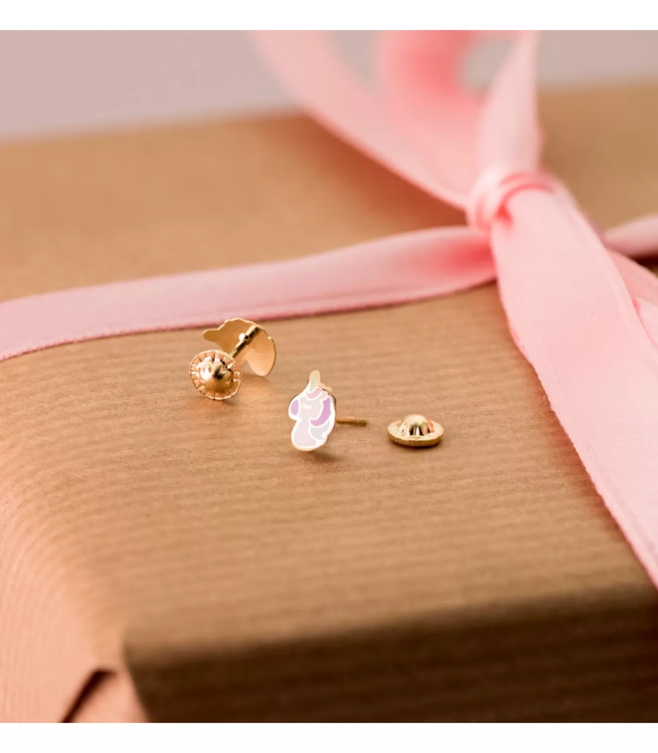 Pendientes Niña Unicornio Oro Amarillo 18K<Alda Joyeros Cheap