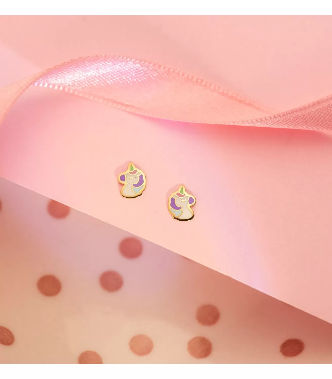 Pendientes Niña Unicornio Oro Amarillo 18K<Alda Joyeros Cheap