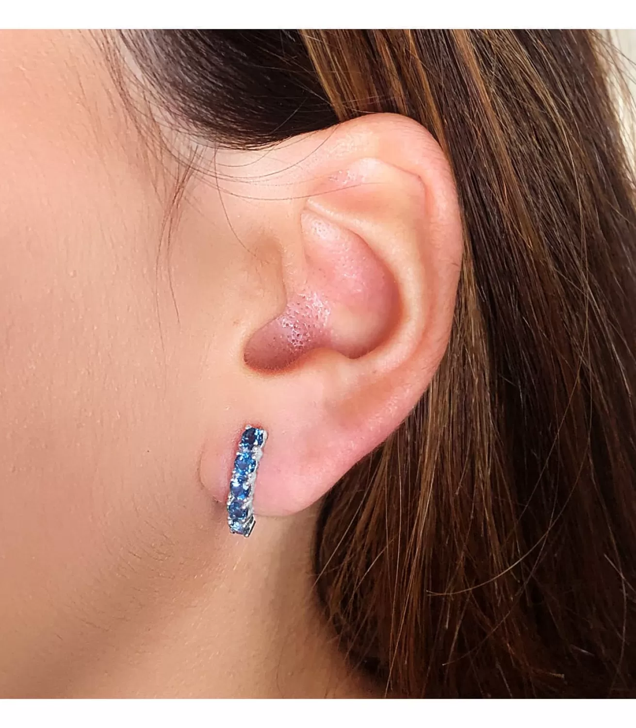 Pendientes Novia Chara Oro 18K Topacio London Blue<Alda Joyeros Outlet