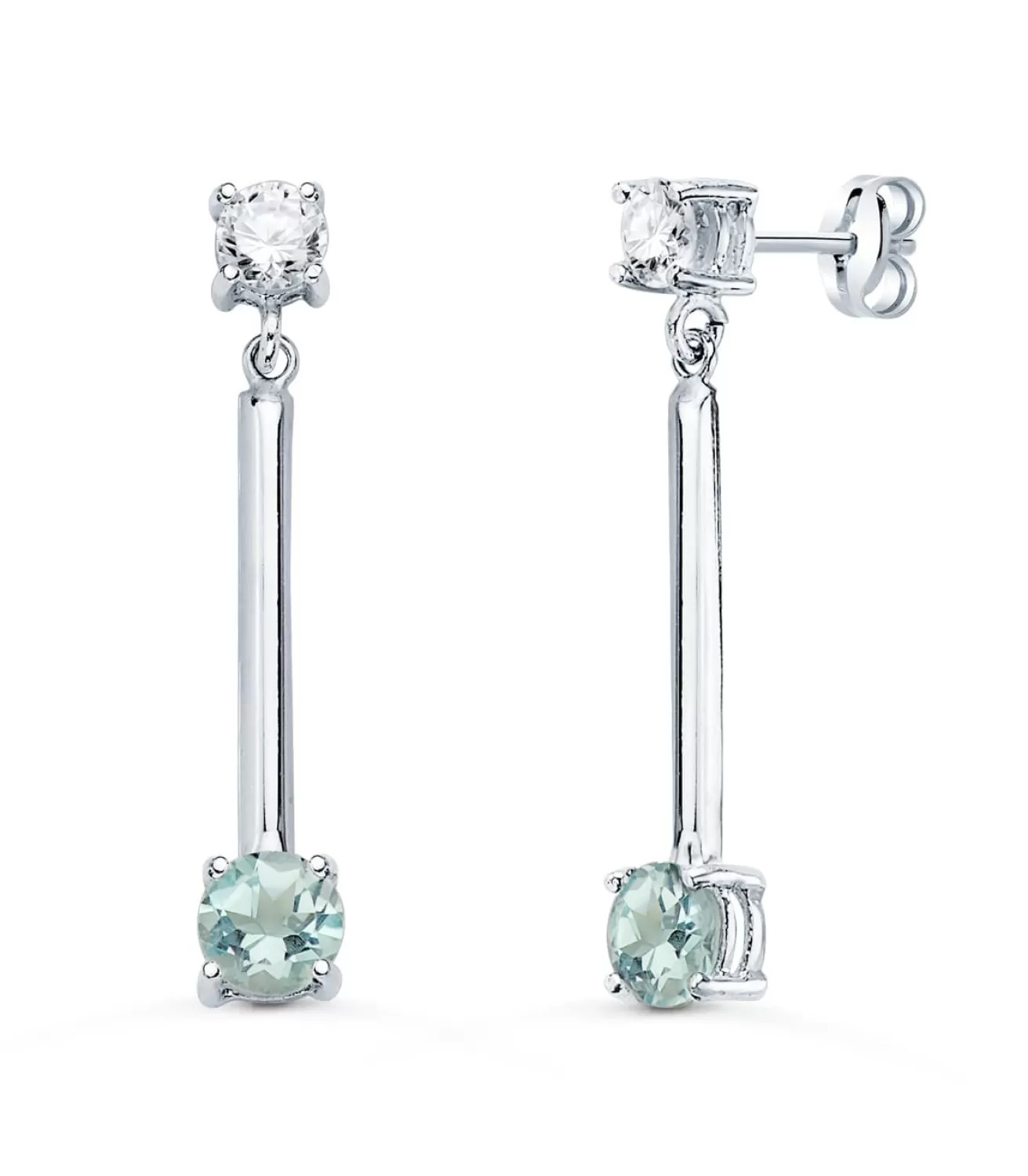 Pendientes Novia Lucero Oro 18K Topacio Azul<Alda Joyeros Cheap