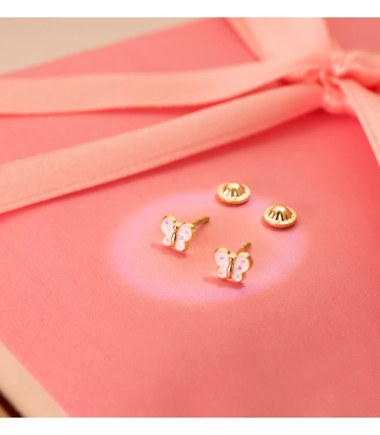 Pendientes Oro 18K Mariposa Colores<Alda Joyeros Outlet