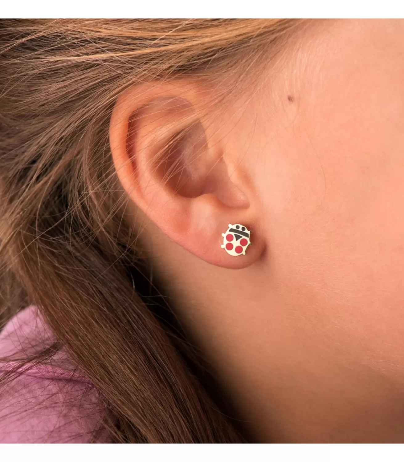 Pendientes Oro Amarillo 18K Ladybug 8 Mm<Alda Joyeros Best