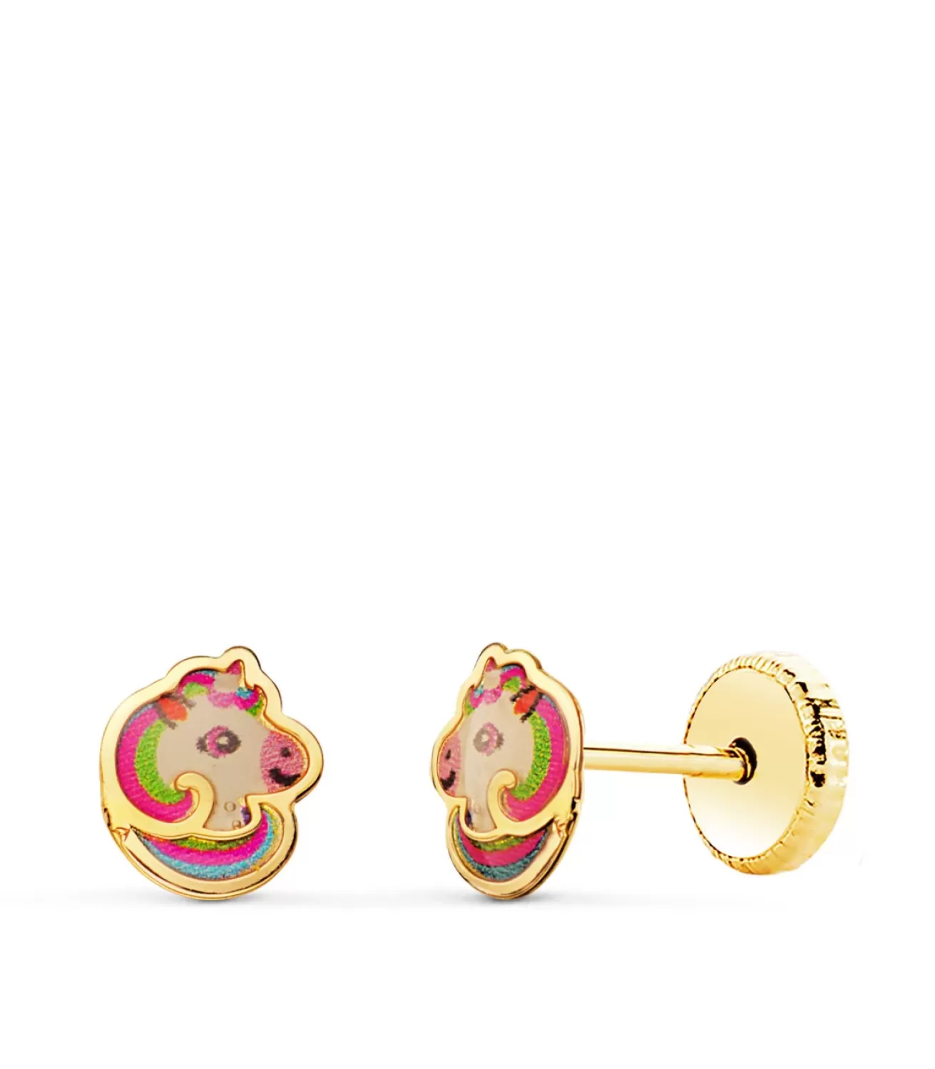 Pendientes Oro Amarillo 18K Unicornio<Alda Joyeros Cheap
