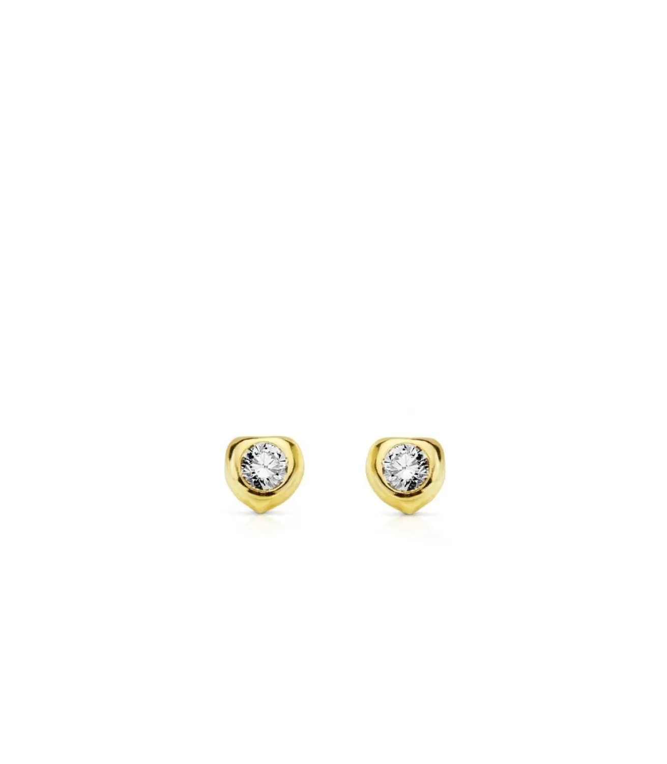 Pendientes Oro Amarillo Africa 4 Mm 18 Ktes<Alda Joyeros Shop