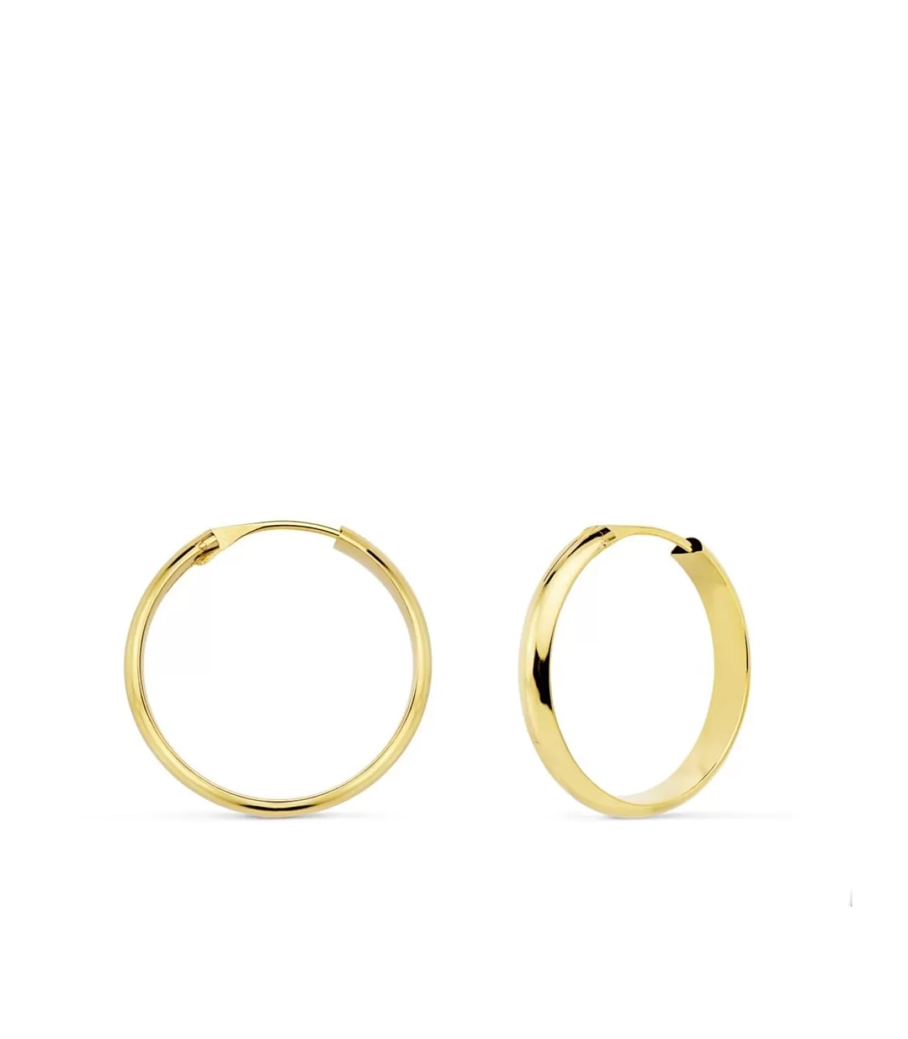 Pendientes Oro Amarillo Carmela 18Mm 18 Ktes<Alda Joyeros Fashion