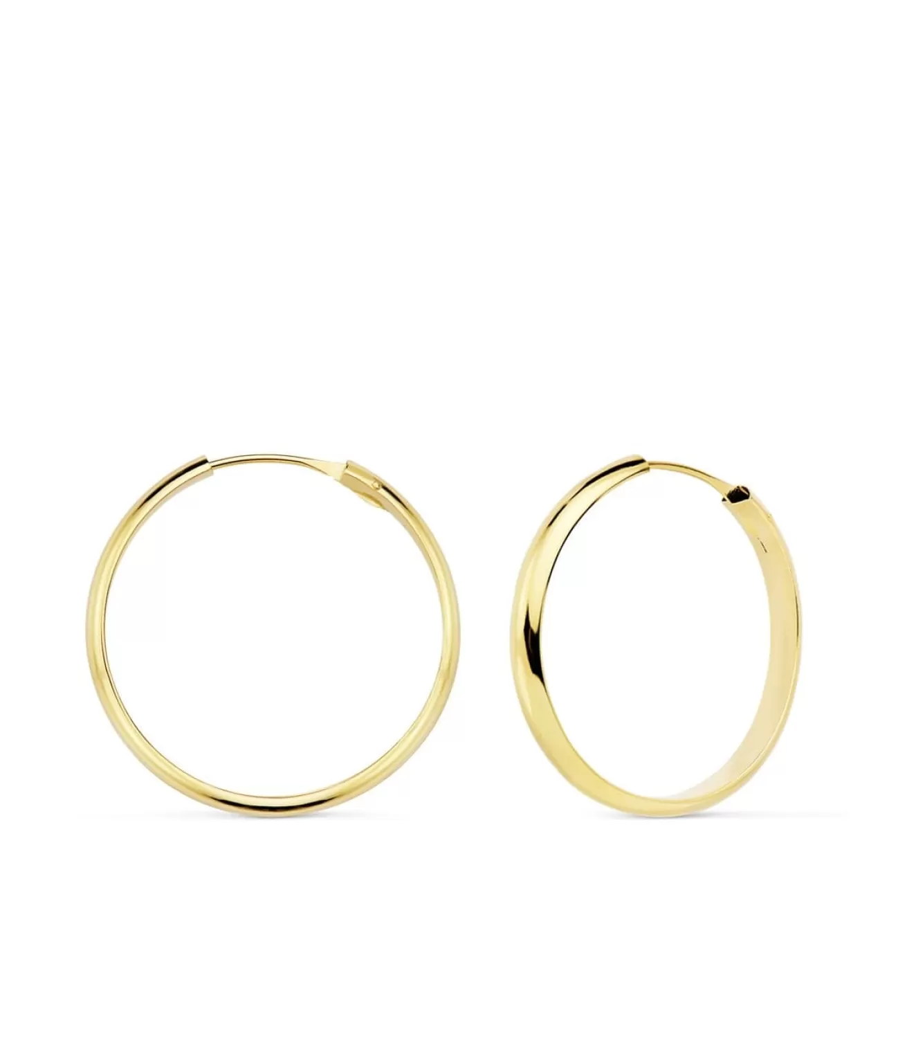 Pendientes Oro Amarillo Carmela 25Mm 18 Ktes<Alda Joyeros Outlet