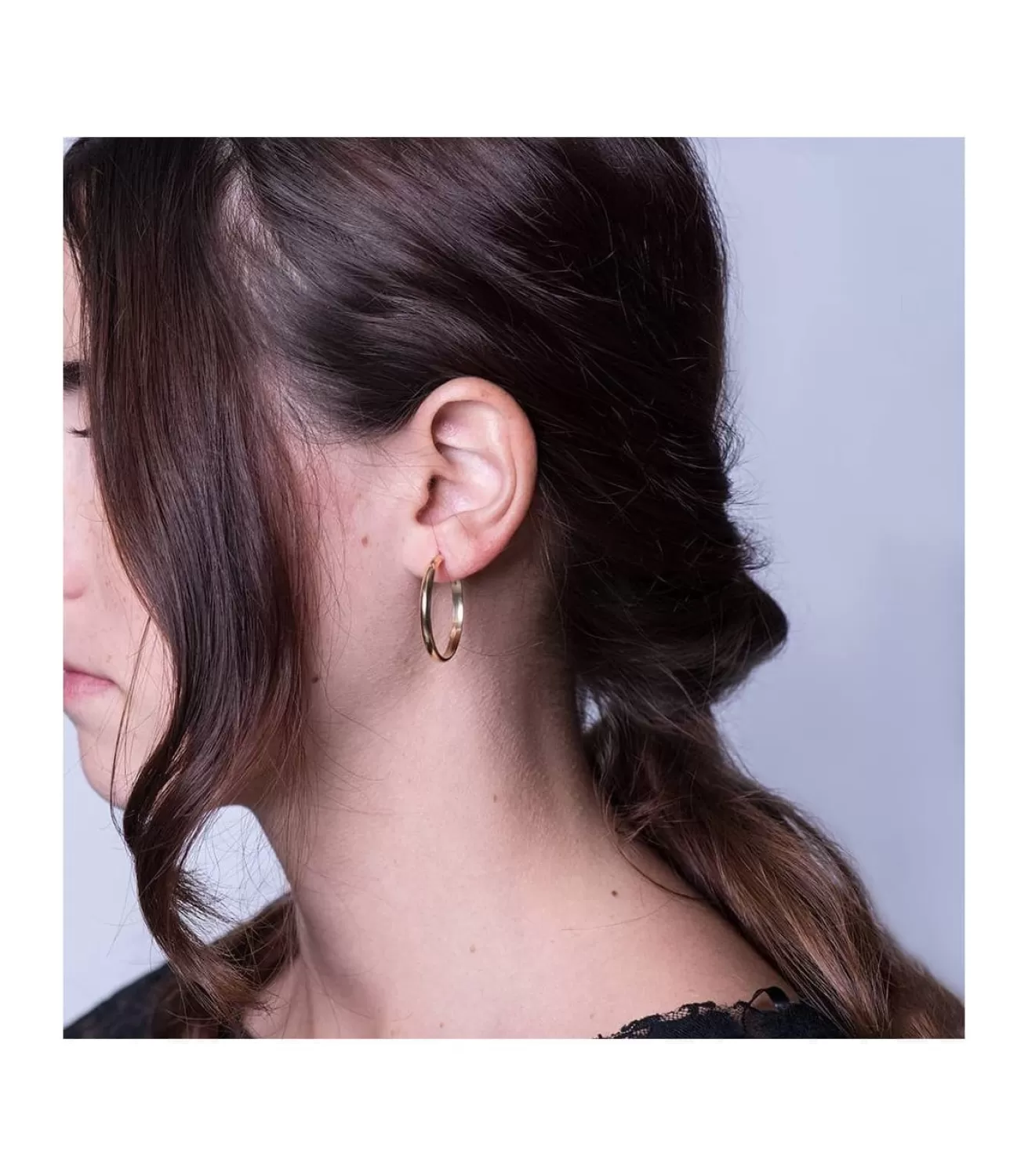 Pendientes Oro Amarillo Carmela 30Mm 18 Ktes<Alda Joyeros Shop