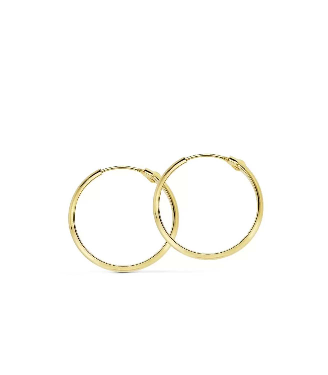 Pendientes Oro Amarillo Carmela Aros 20Mm 18 Ktes<Alda Joyeros Discount