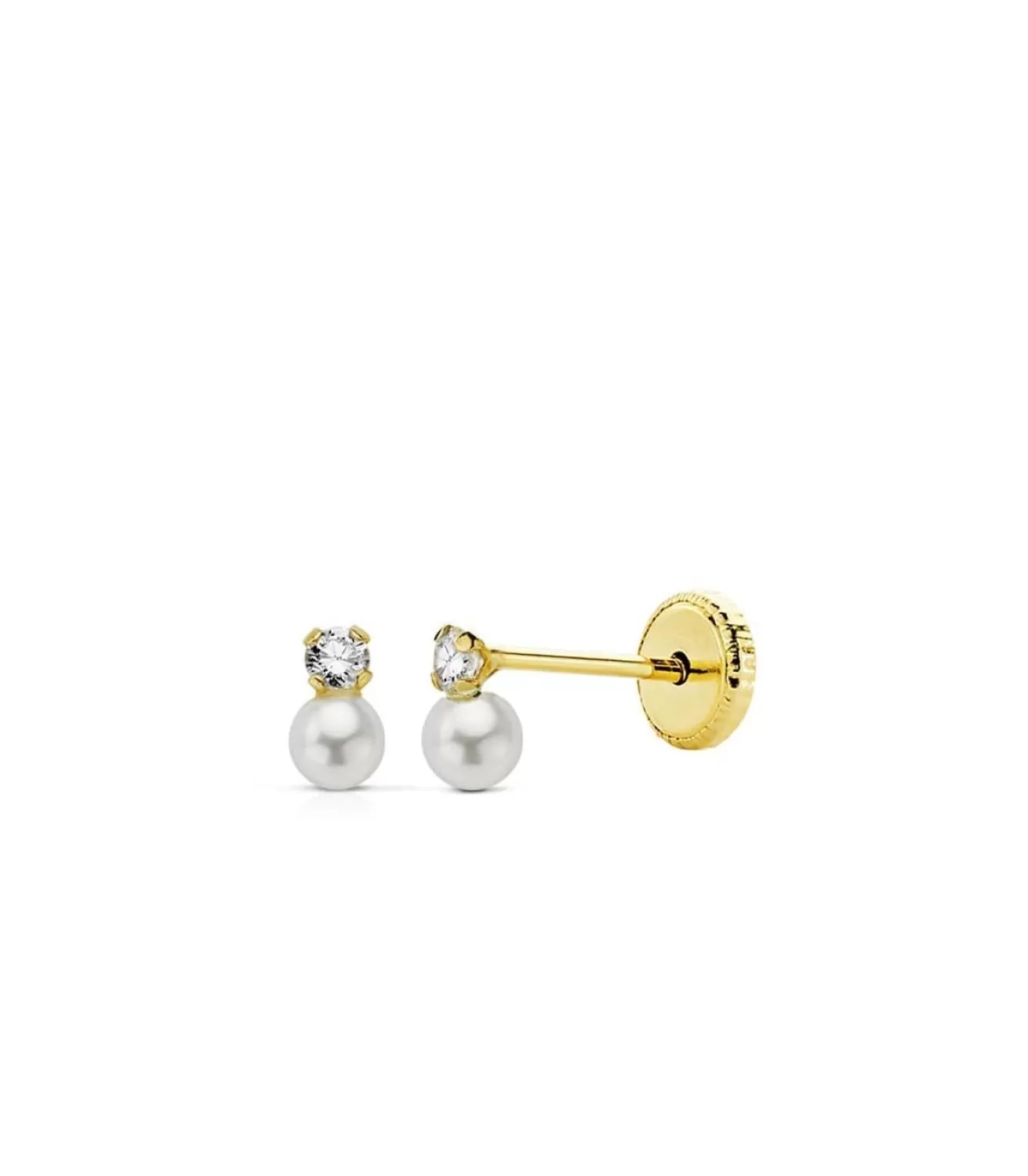 Pendientes Oro Amarillo Elda 3 Mm 18 Ktes<Alda Joyeros Shop