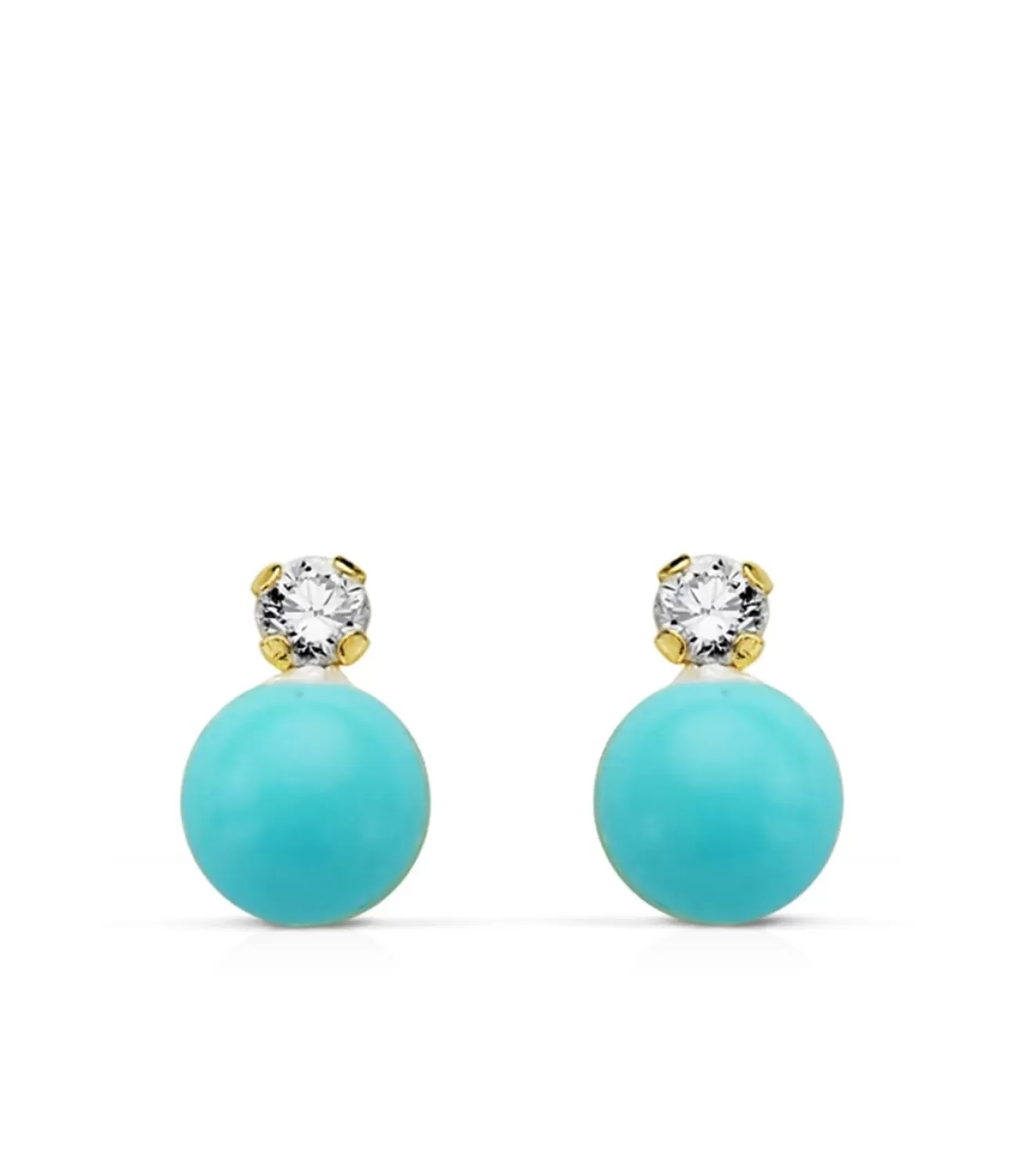 Pendientes Oro Amarillo Elda T 4 Mm 18 Ktes<Alda Joyeros Discount
