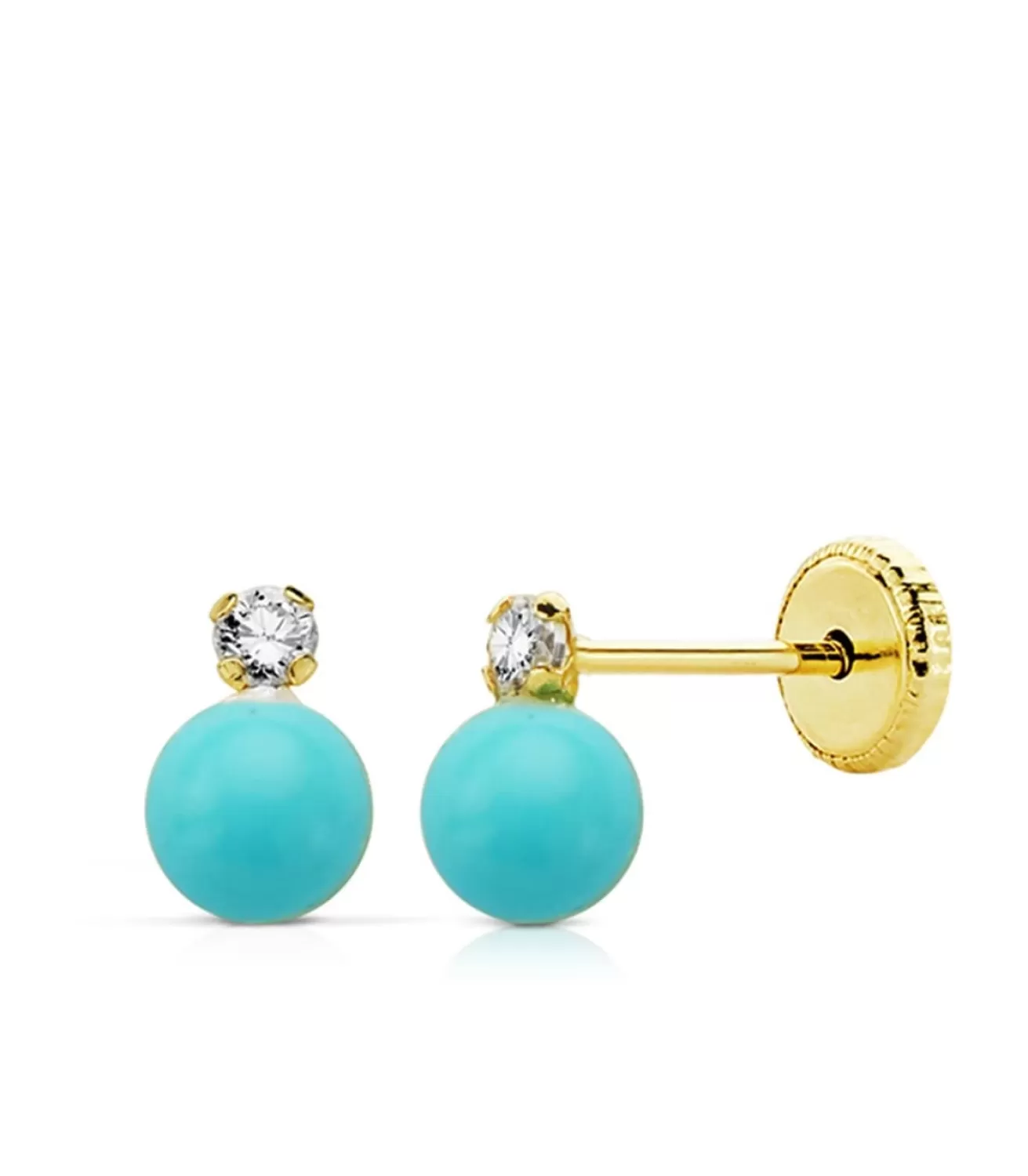 Pendientes Oro Amarillo Elda T 4 Mm 18 Ktes<Alda Joyeros Discount