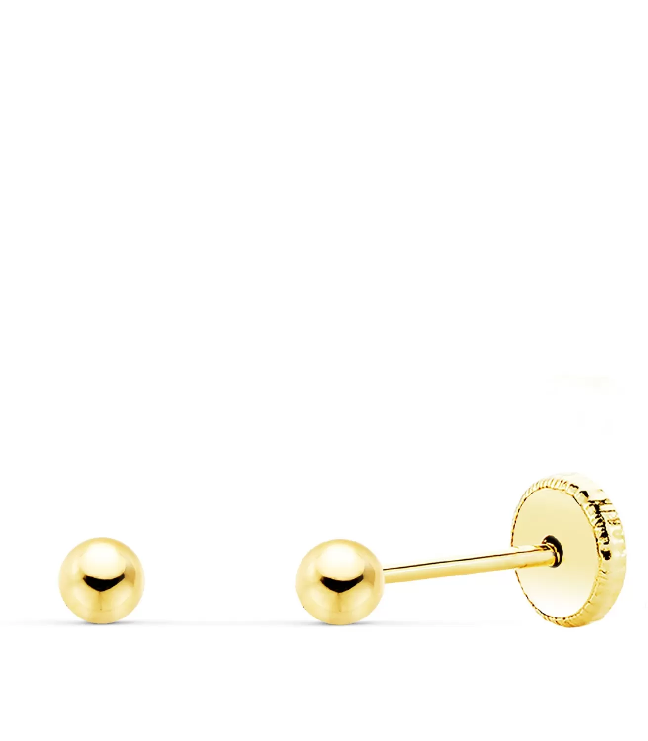Pendientes Oro Amarillo Emma 3 Mm 18 Ktes<Alda Joyeros Best
