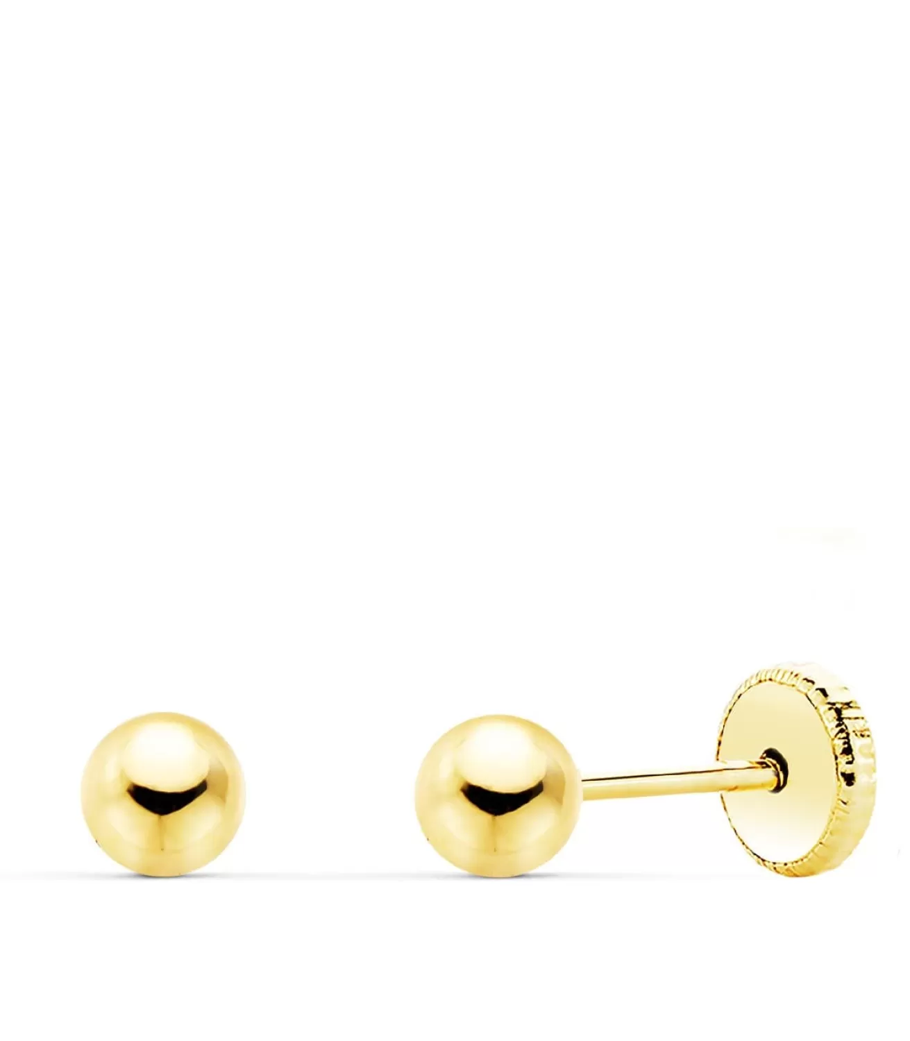 Pendientes Oro Amarillo Emma 4 Mm 18 Ktes<Alda Joyeros Cheap
