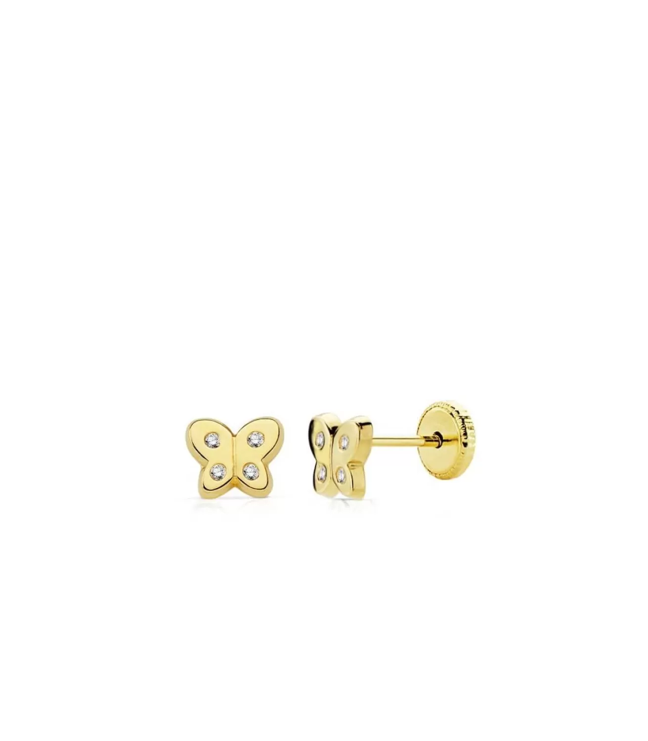 Pendientes Oro Amarillo Flora 18 Ktes<Alda Joyeros New